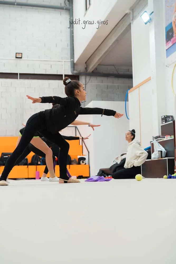 Masterclass de técnica de giros en gimnasia rítmica en Valencia