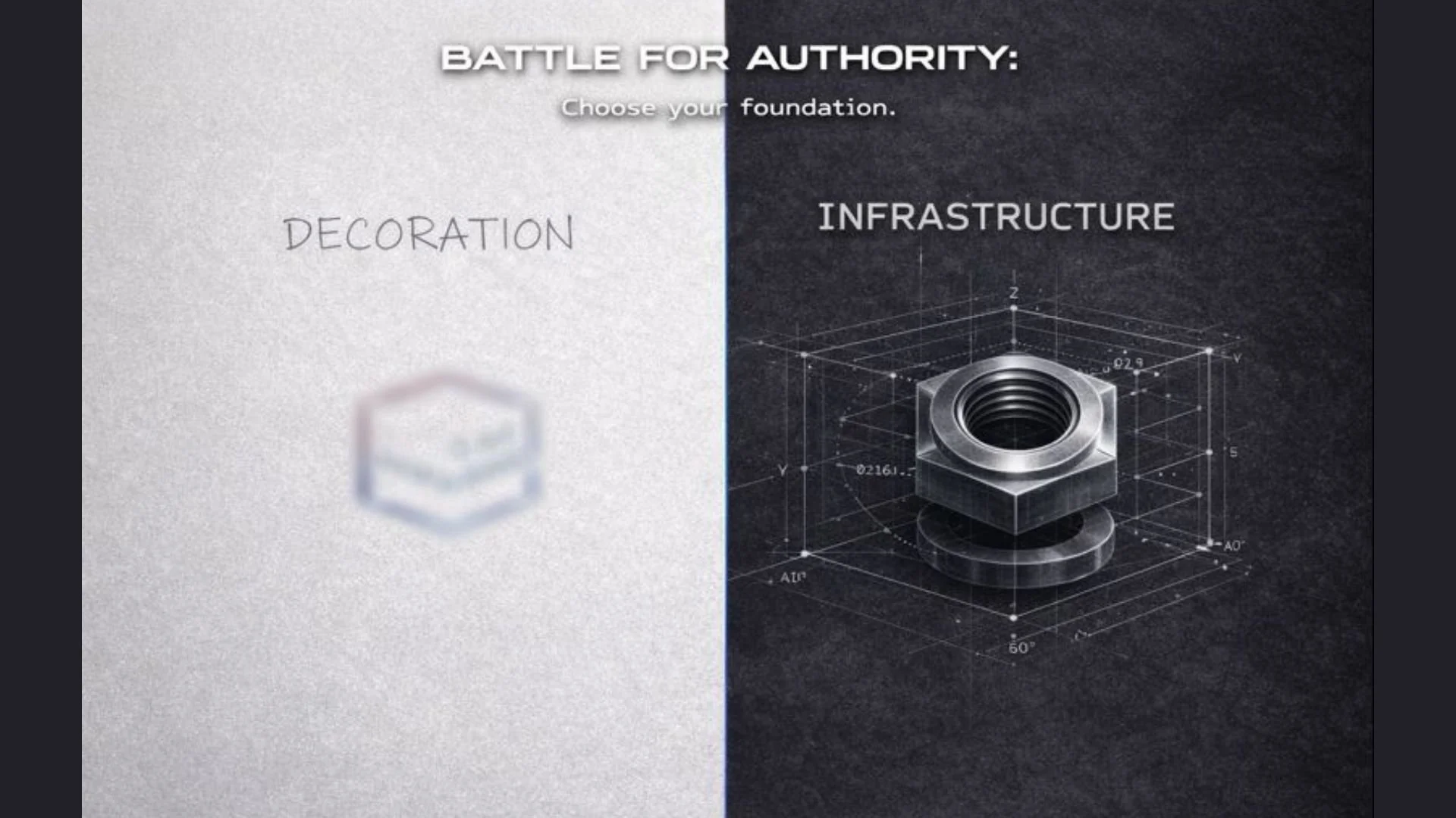 BOBIKCS Battle for Authority: Choosing Infrastructure over Decoration.