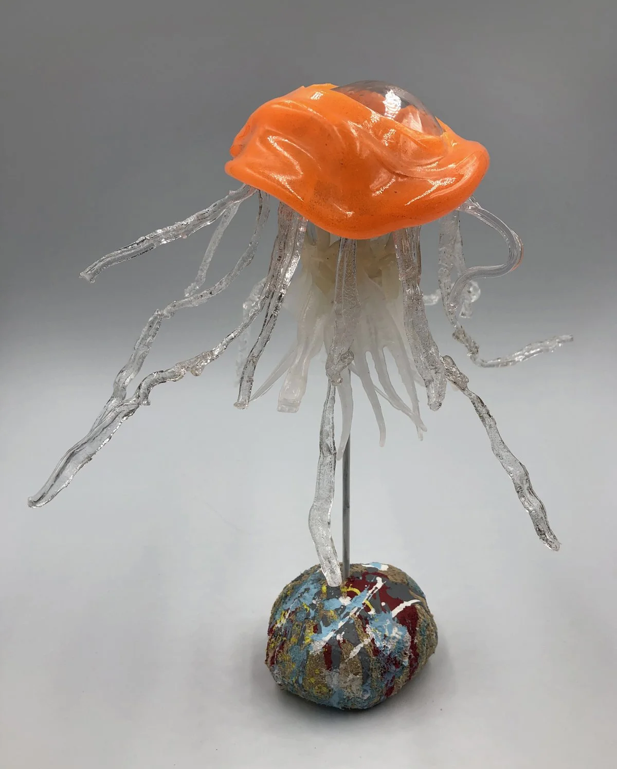 Plastic Pelagic XI, plastic, clay, wire, found objects,
20 x 25 x 15cm