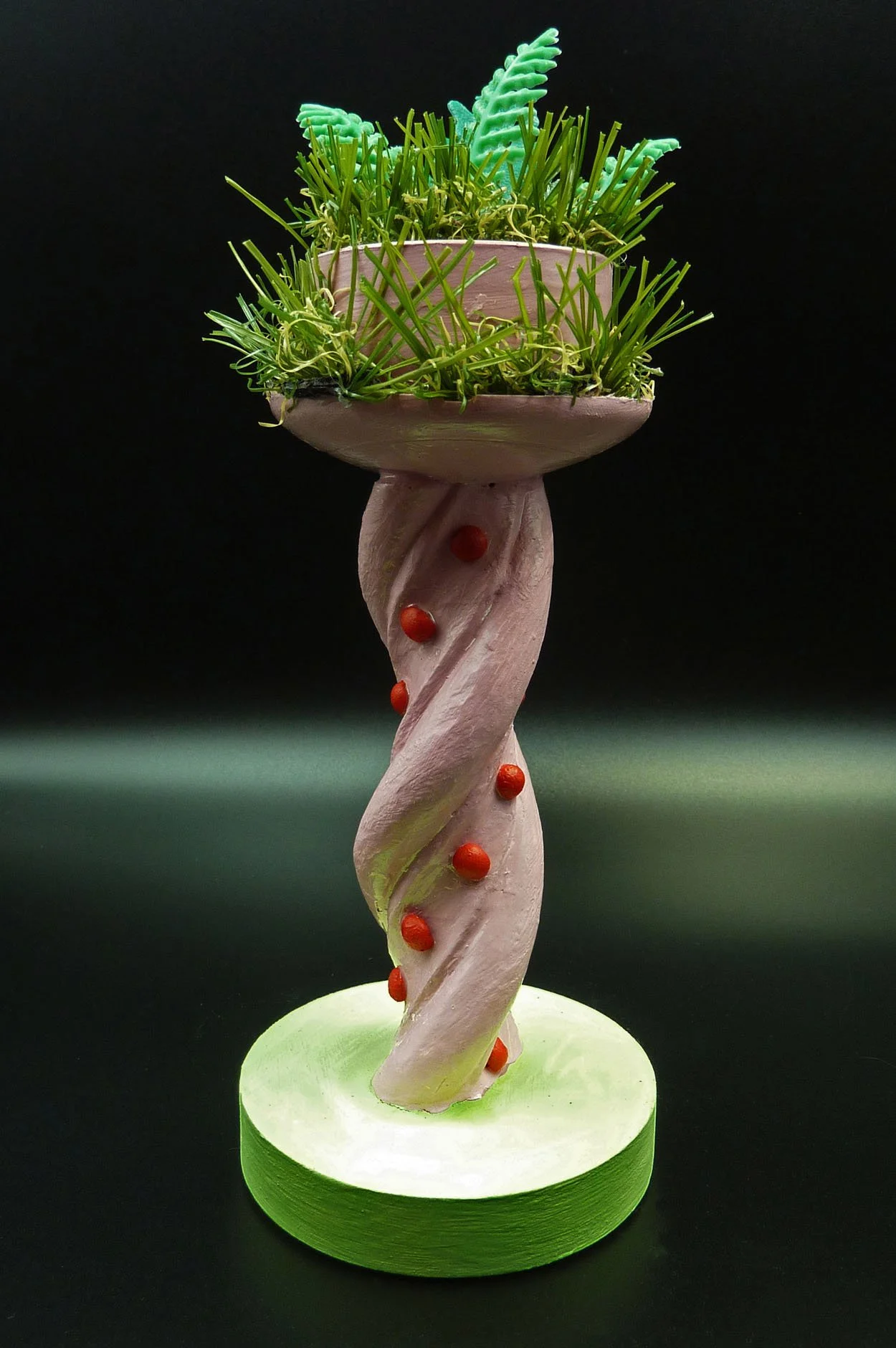 Tilth, wood, plastic, found objects, 20 x 5 x 5cm