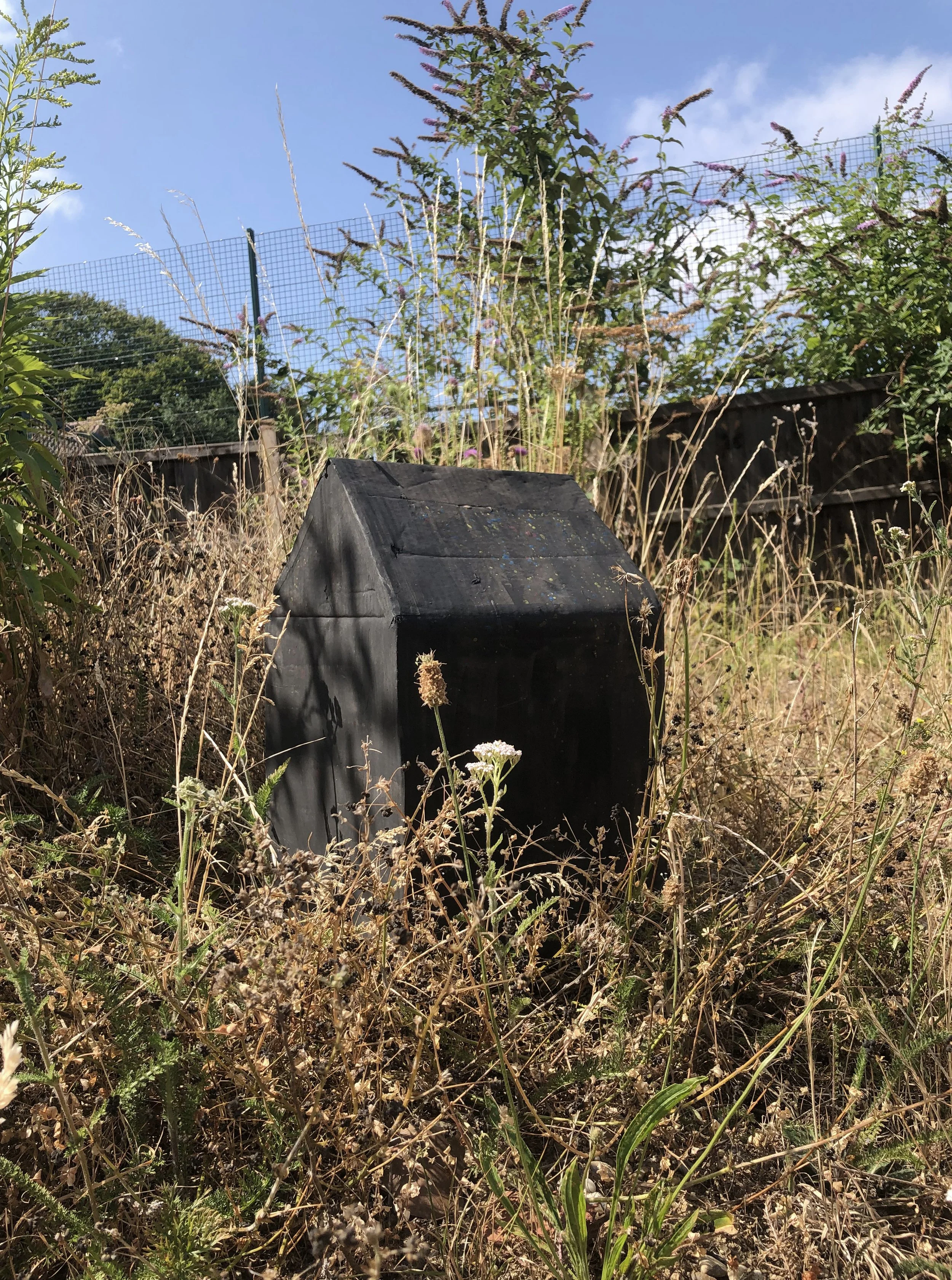  Hut  (from  St. Martin's Land  series), cardboard, tape, 35 x 28 x 28cm