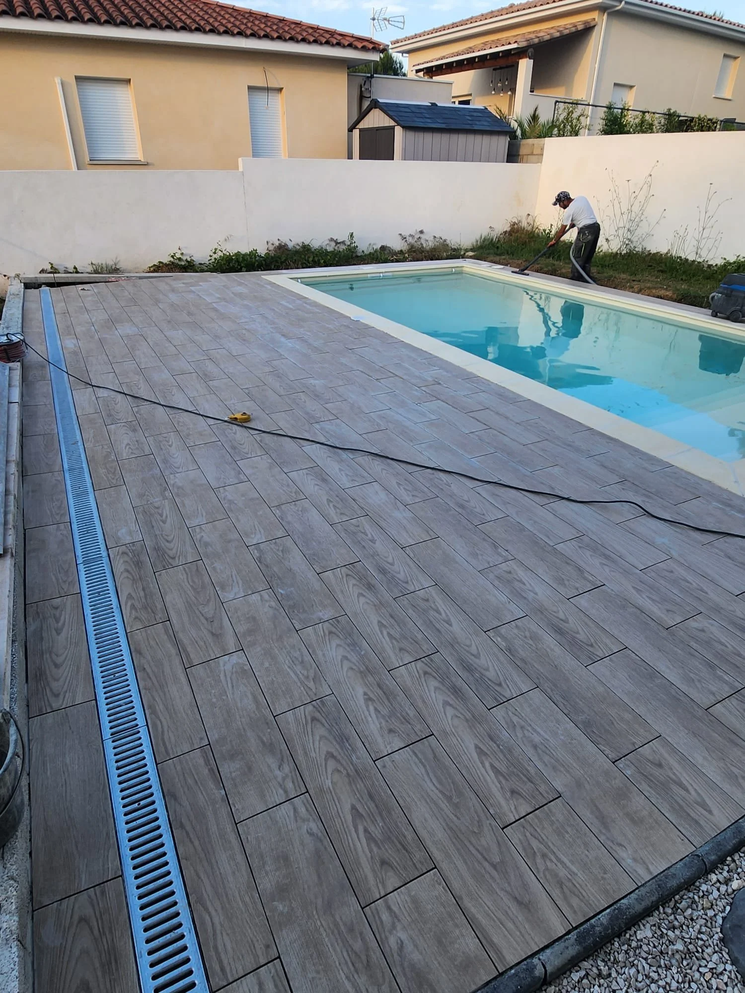 Création terrasse piscine