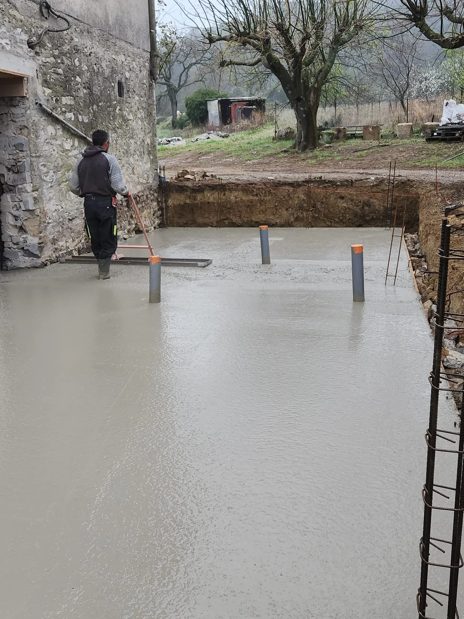 Réalisation d’un radier