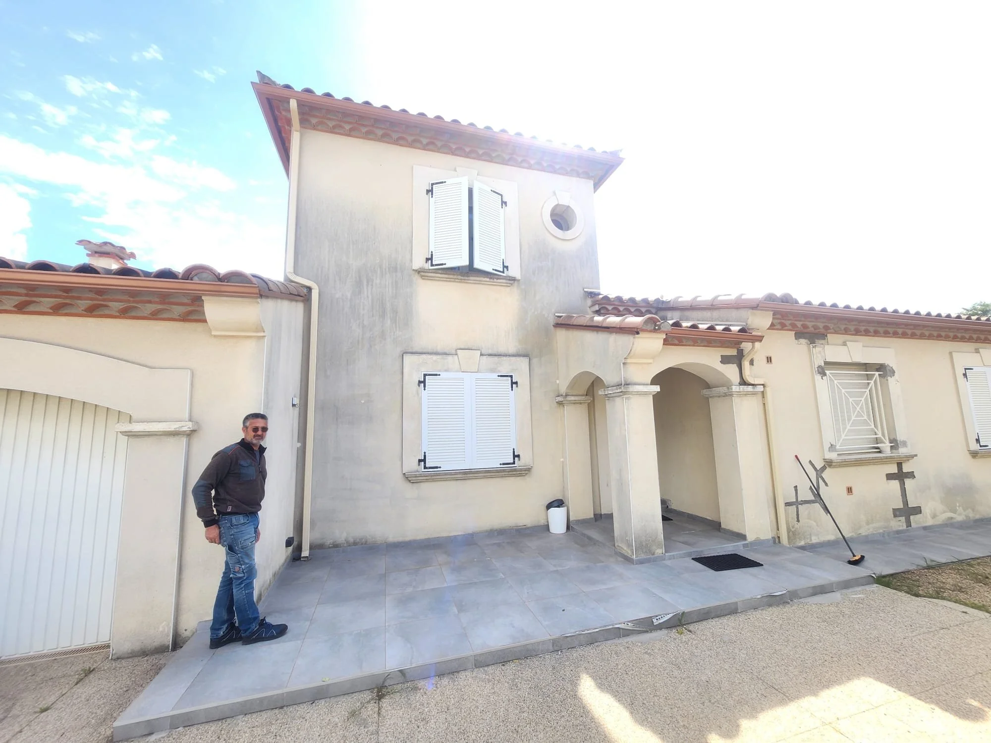 Rénovation façade monocouche