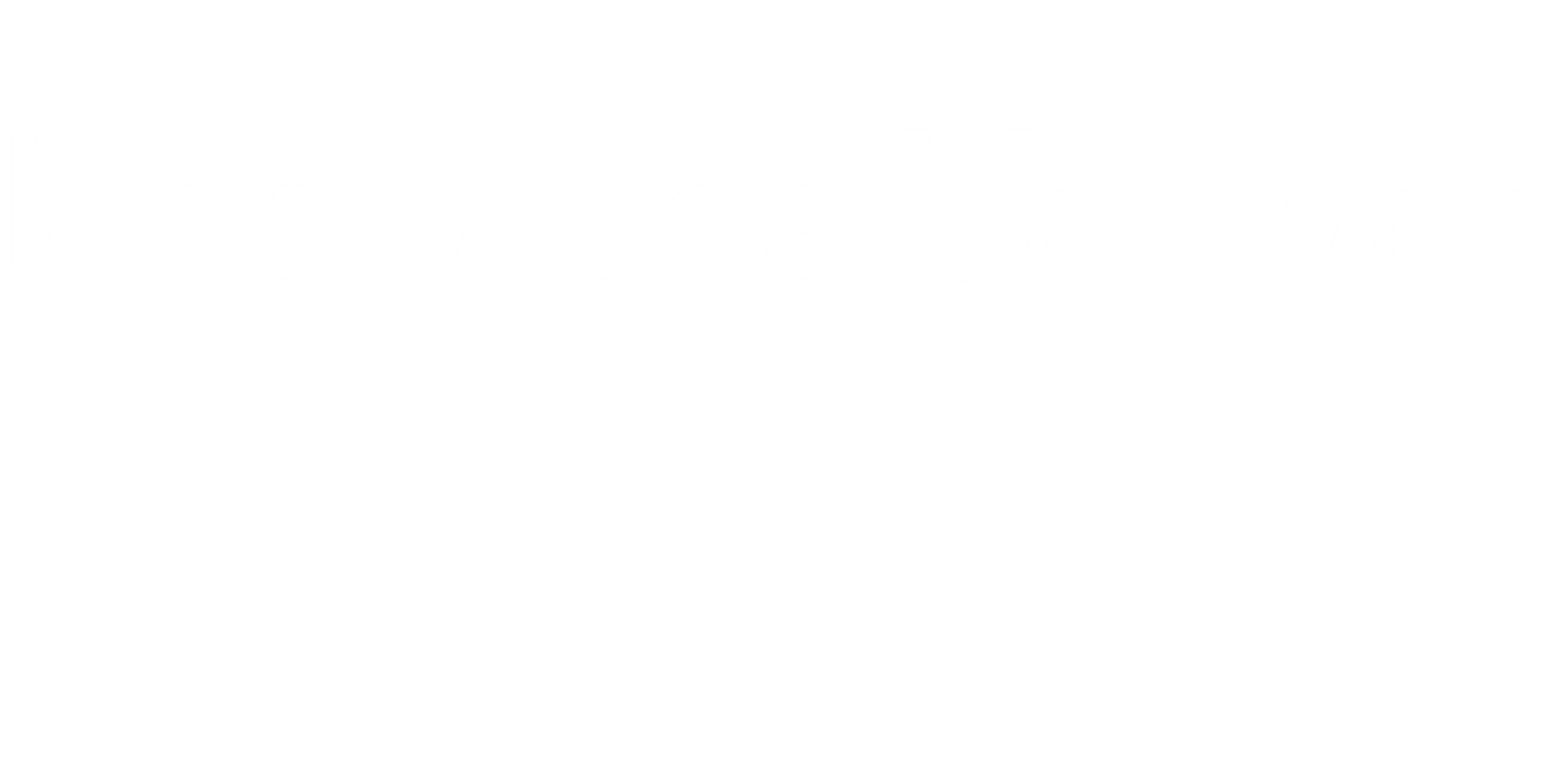 Text graphic with the phrase 'Roswitha Verwer' in large, white, serif font on a black background.