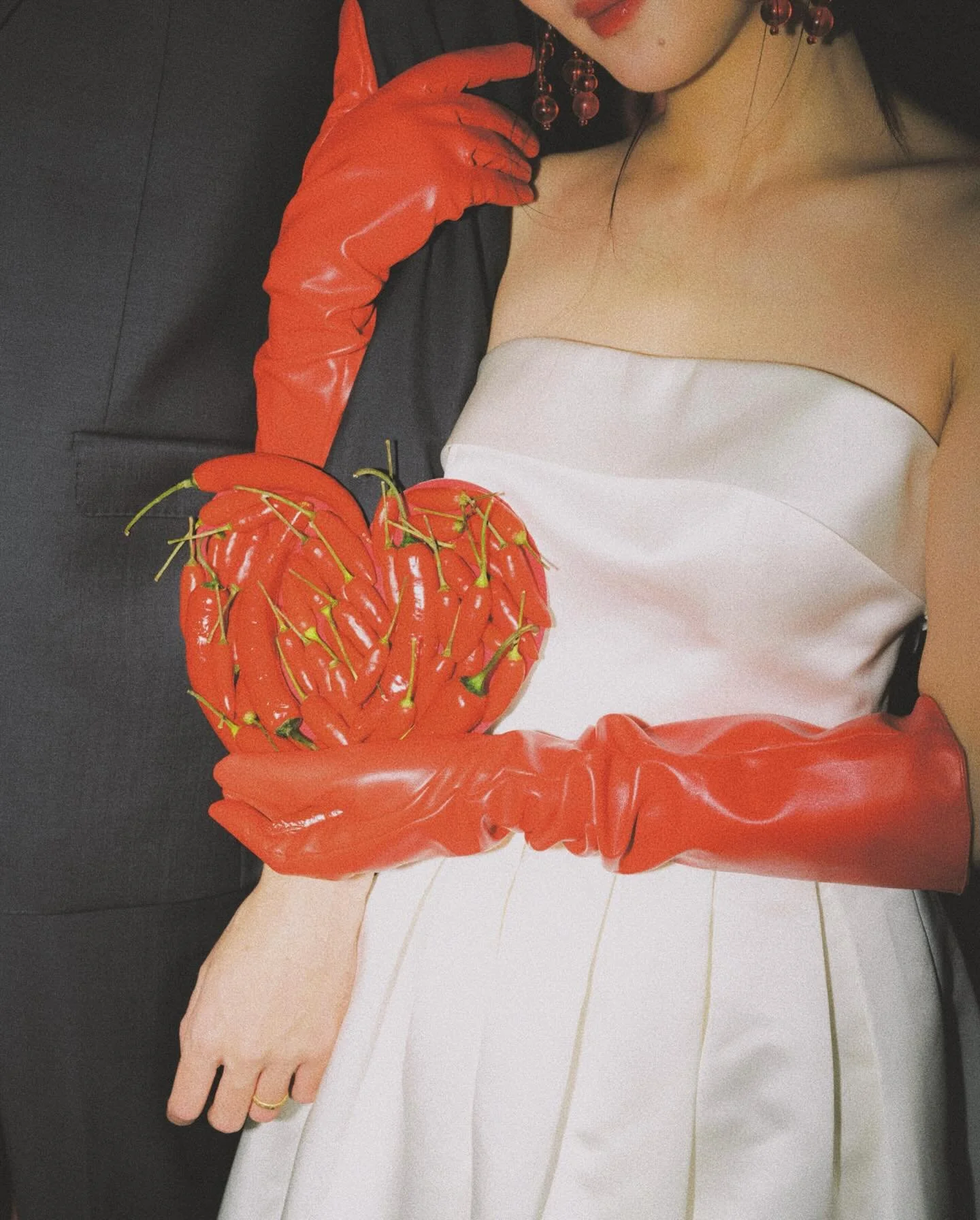 Dramatic, playful, and a little daring &mdash; this is editorial fun with a hint of flair.✨❤️&zwj;🔥