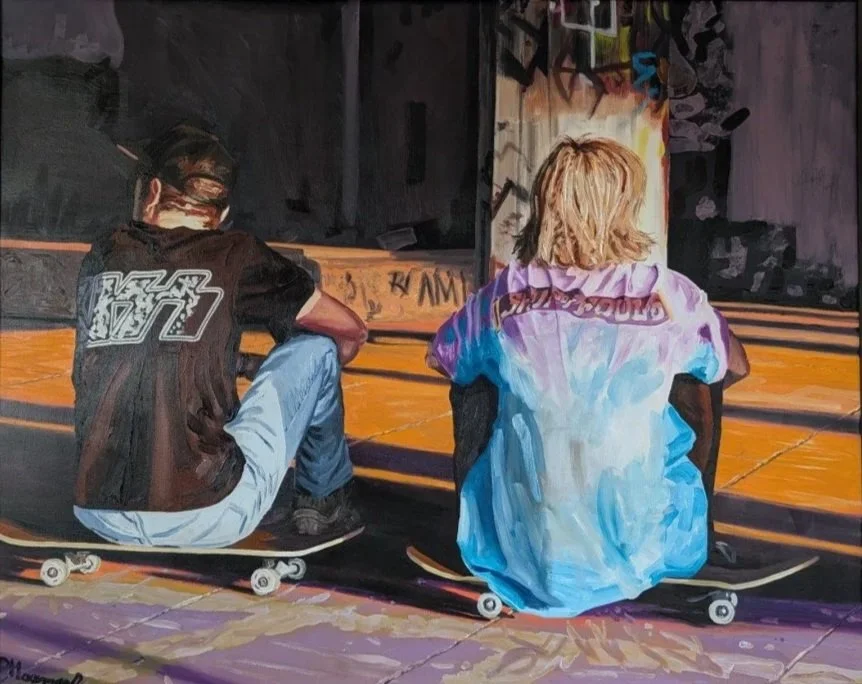   Skate  
 £1,950
 Andy Moorman
 Oil on Canvas
 Framed Size: 83cm x 103cm x 5cm