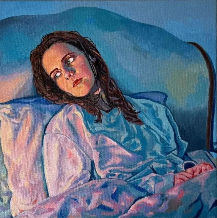   Daydream  
 £700
 Vladimir Zhdanov
 Acrylic on Canvas
 Framed Size: 33cm x 33cm x 4cm