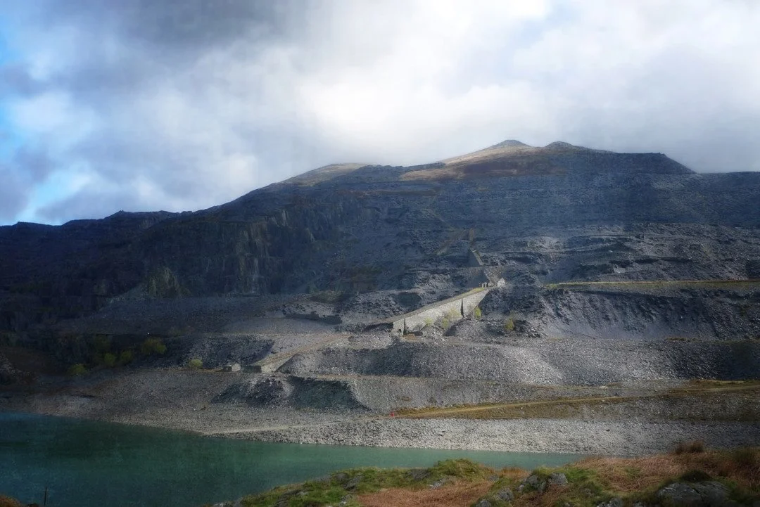   Dinorvic Quarry, Llyn Peris  
 £450
 John Brooks
 Digital image printed with pigment based inks on high quality archival paper
 Signed Limited Edition No.2/100
 Framed Size: 56cm x 76cm x 3cm