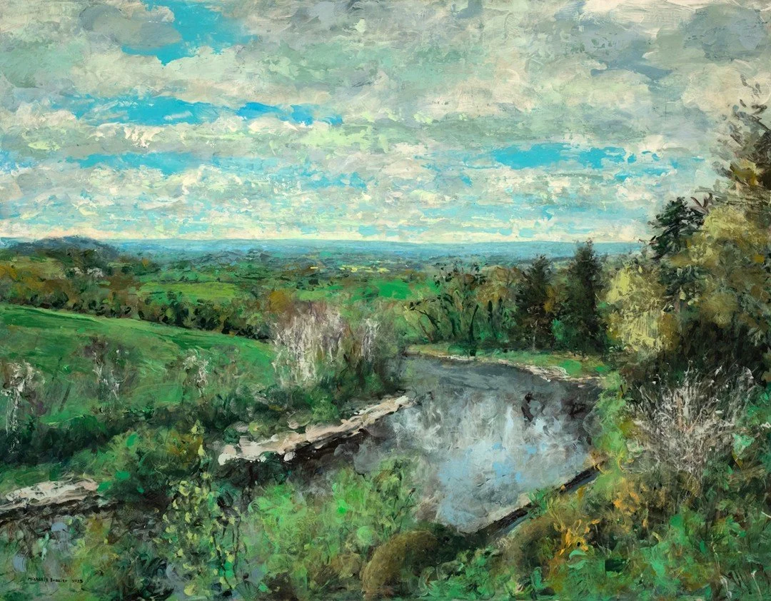   The Wier Garden, Herefordshire  
 £850
 Michael Brazier
 Acrylic on Canvas Board
 Framed Size: 52cm x 62cm x 4cm