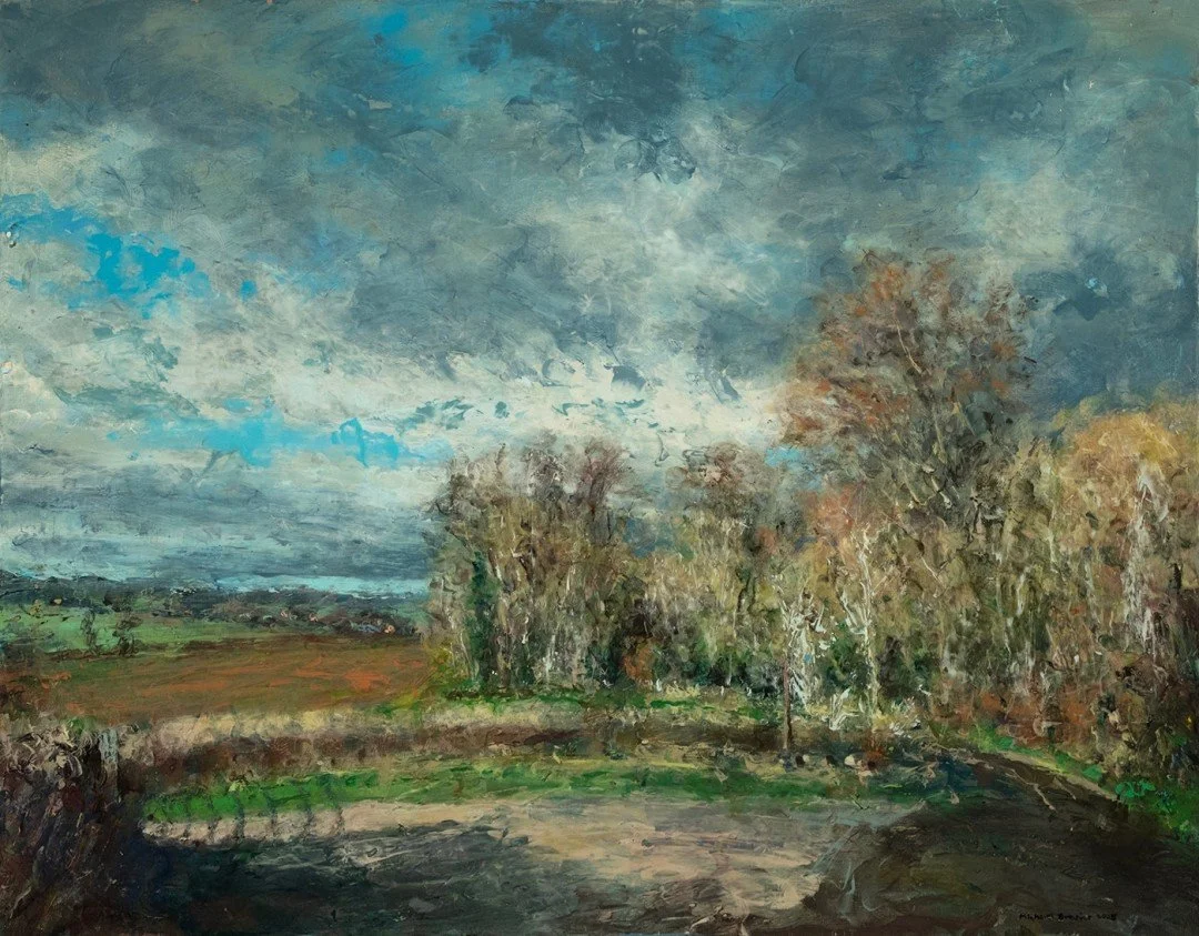   Clissett Wood in Winter Sunshine  
 £850
 Michael Brazier
 Acrylic on Canvas Board
 Framed Size: 52cm x 62cm x 4cm