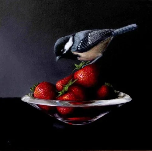  Ownership &nbsp;&nbsp;(Sold)
 Oil on canvas board in black frame
 Painting Size: 24cm x 24cm
 Framed Size: 32cm x 32cm