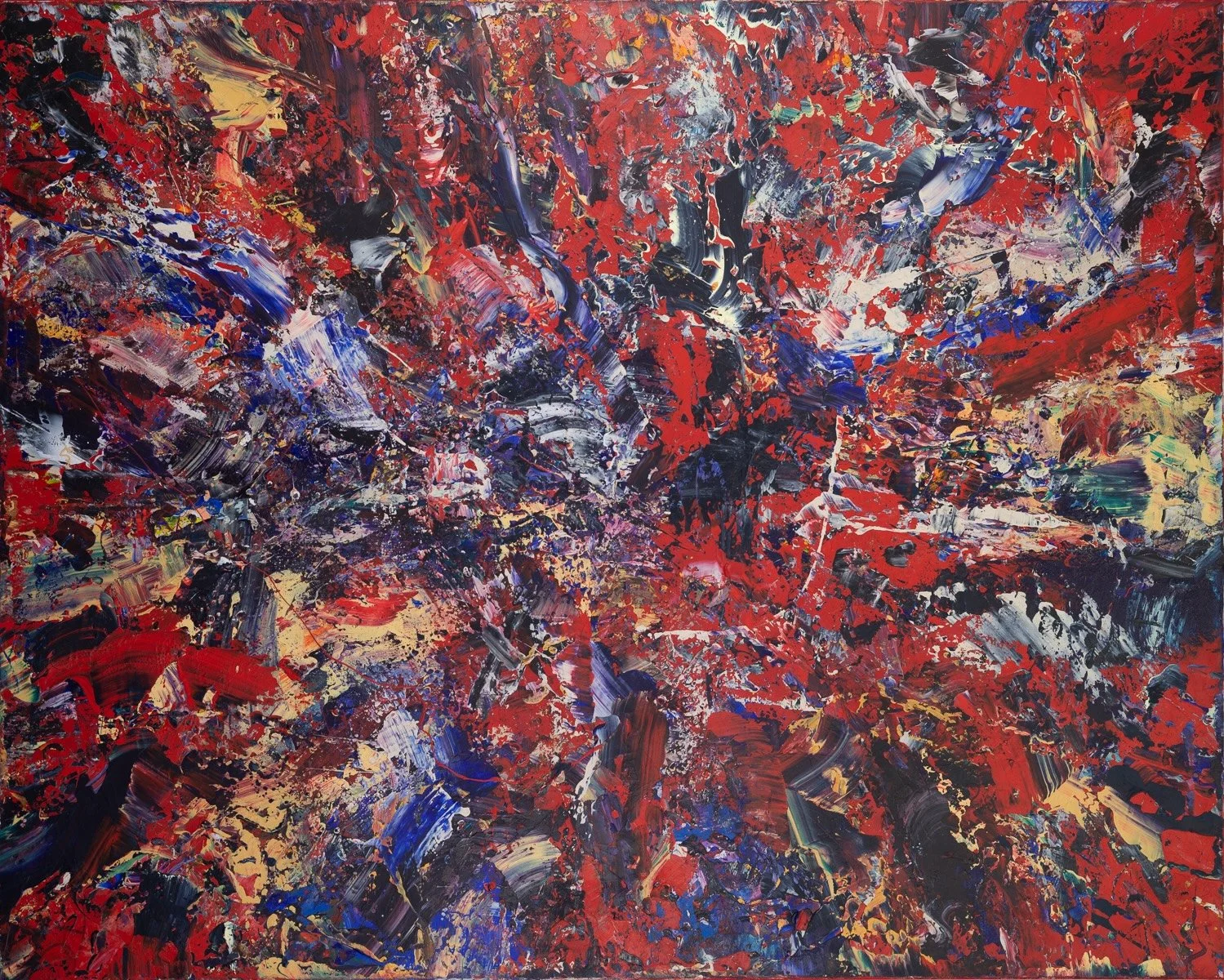  Untitled XVII 02-17 
 Acrylic on Canvas in Black Floating Frame
 Painting Size: 150.5 x 120cm
 Framed Size: 152 x 121.5 x 3.5cm
  £2,950