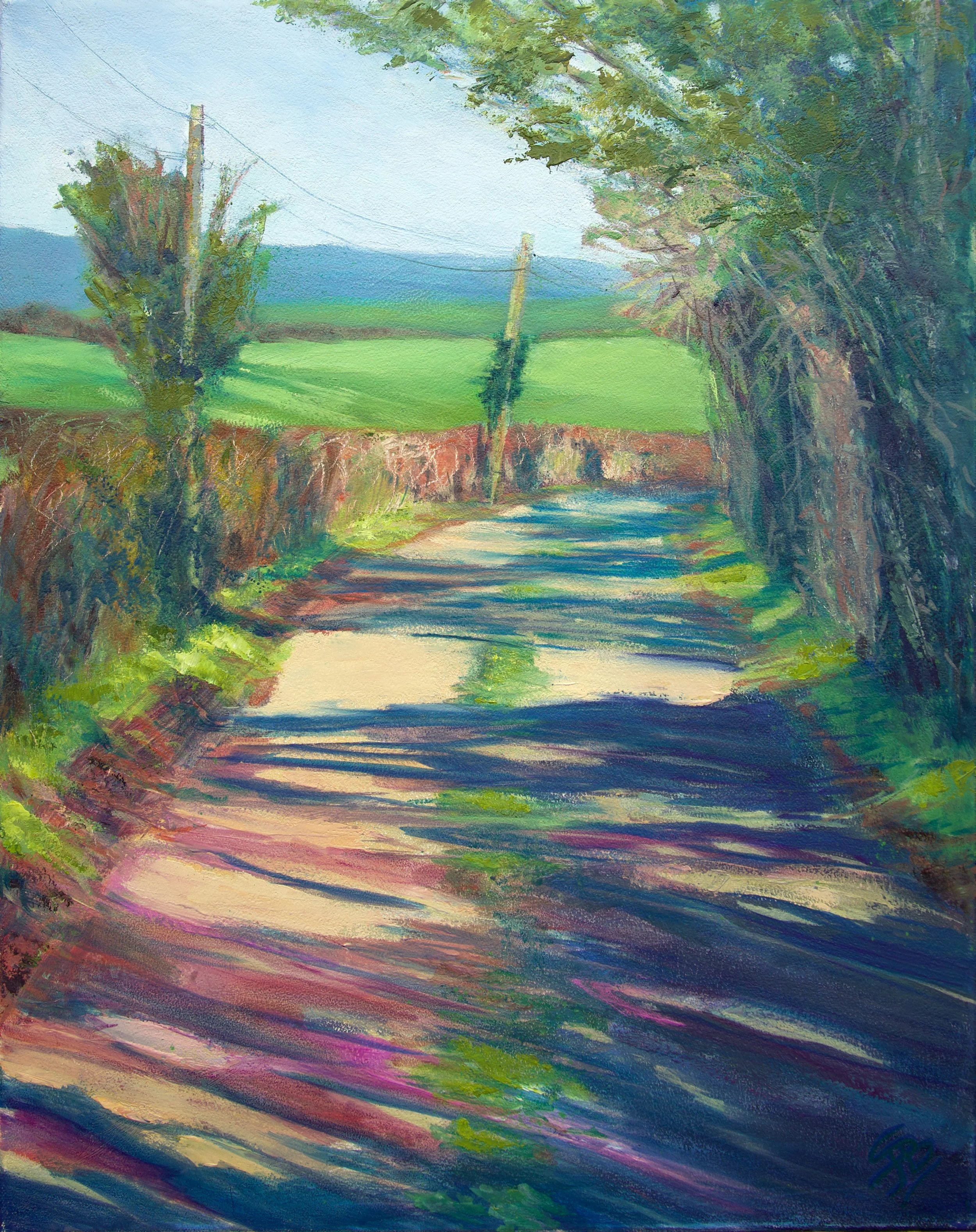  Singing Shadows 
 Oil on Canvas
 Painting Size: 51 x 41cm
 Framed Size: 66 x 56 x 4.5cm
 £1,260
