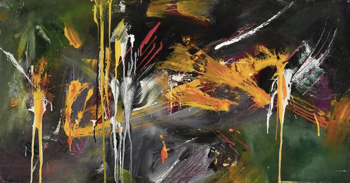  Woodland Storm 
 Acrylic on Canvas
 Painting Size: 64.5cm x 122cm x 3.5cm