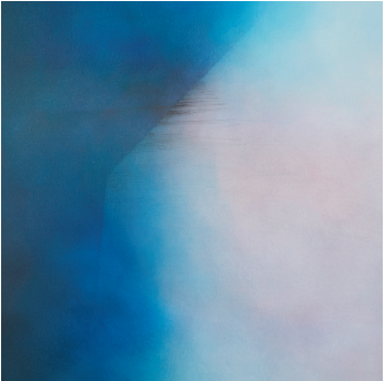  Lacustrine  Acrylic on Box Canvas 80cm x 80cm x 4cm