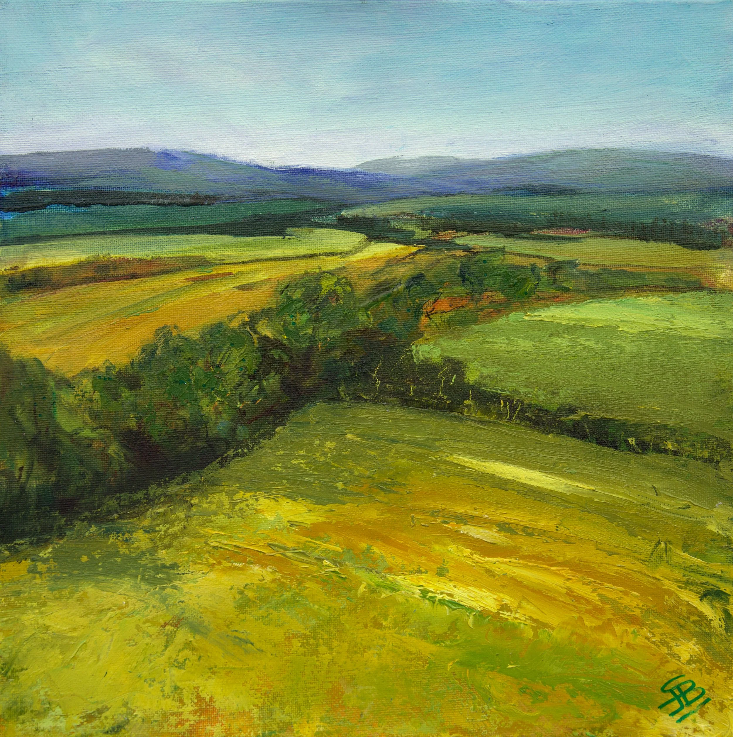  Beyond the earth 
 Oil & Mixed Media on Canvas
 Painting Size: 30 x 30cm
 Framed Size: 45 x 45 x 4.5cm
 £785