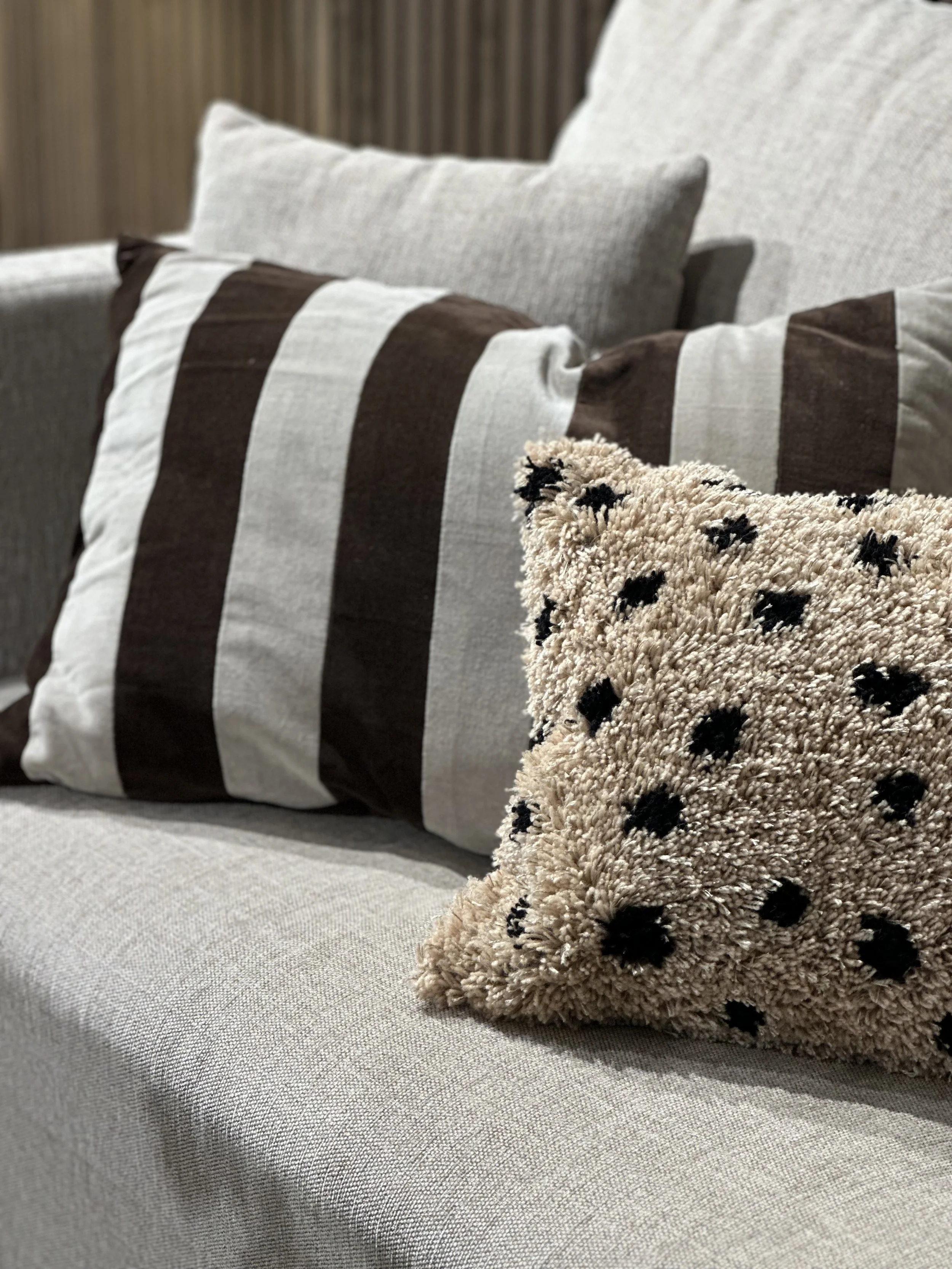 Inredningsdetalj kuddar COBE Stockholm