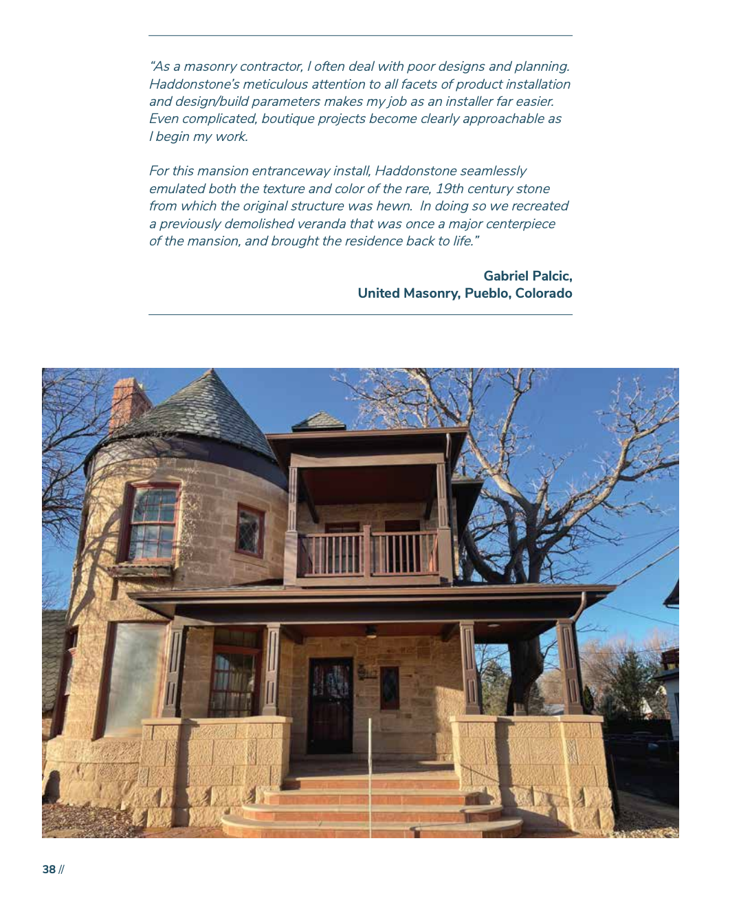 Featured in Haddonstone 2024/25 catalog 