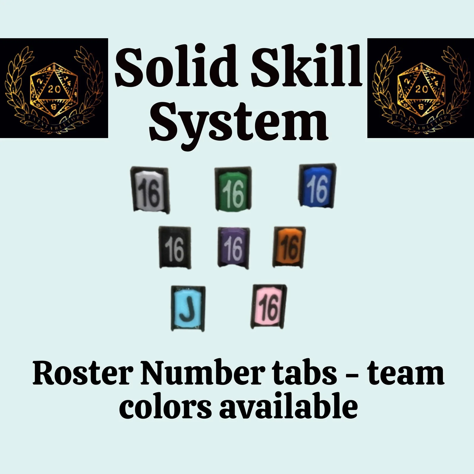 Player Number / Alignment tabs - Team Color options