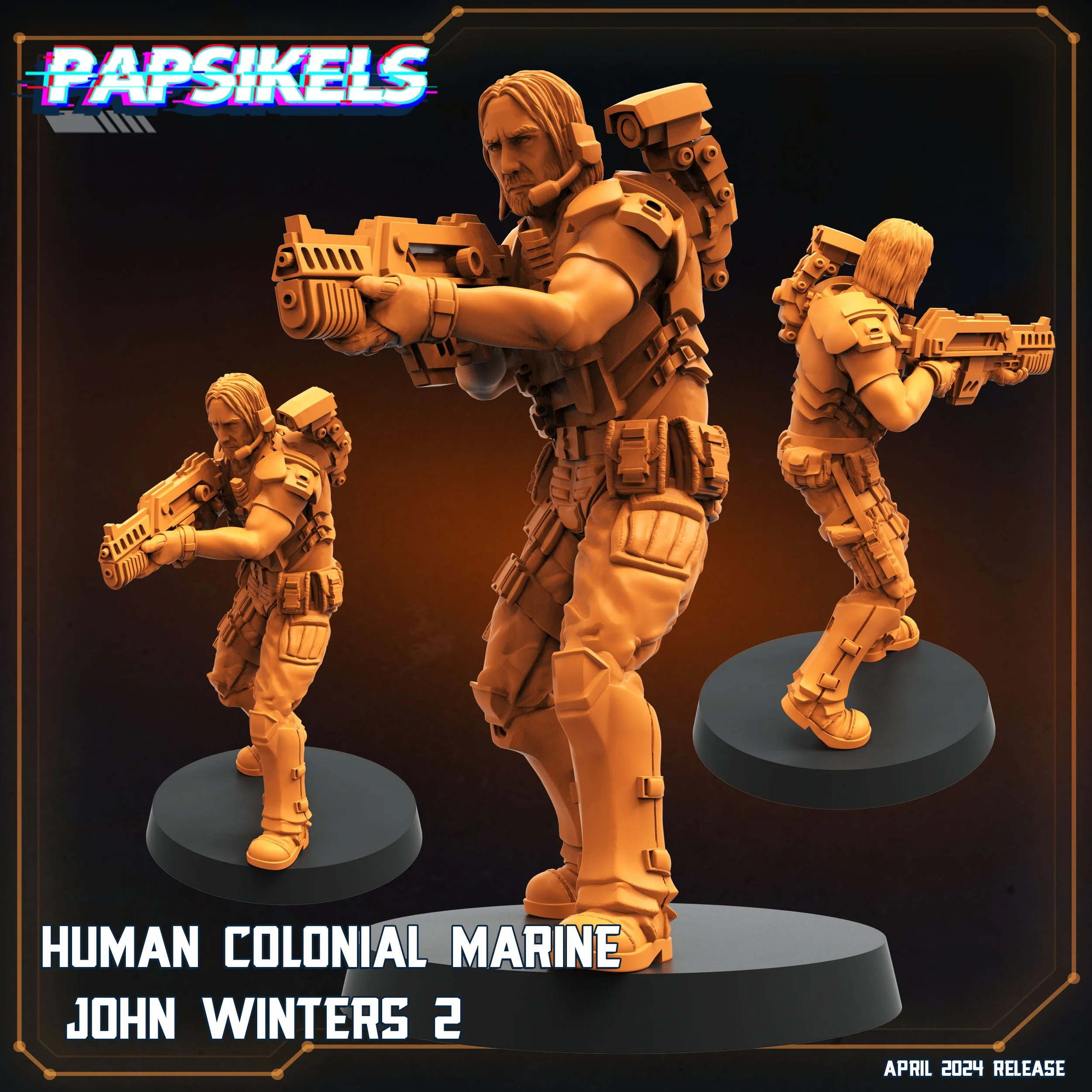 Marine John Winters - Colony Marines - 32mm scale