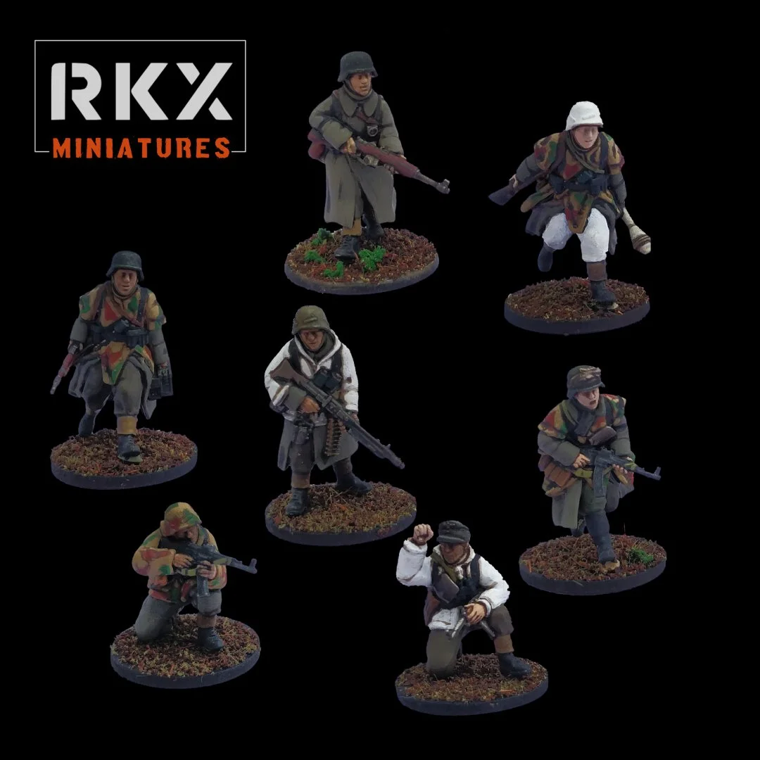 Volksgrenadier Squad (7)  | German Army | RKX Miniatures | 28mm BA3