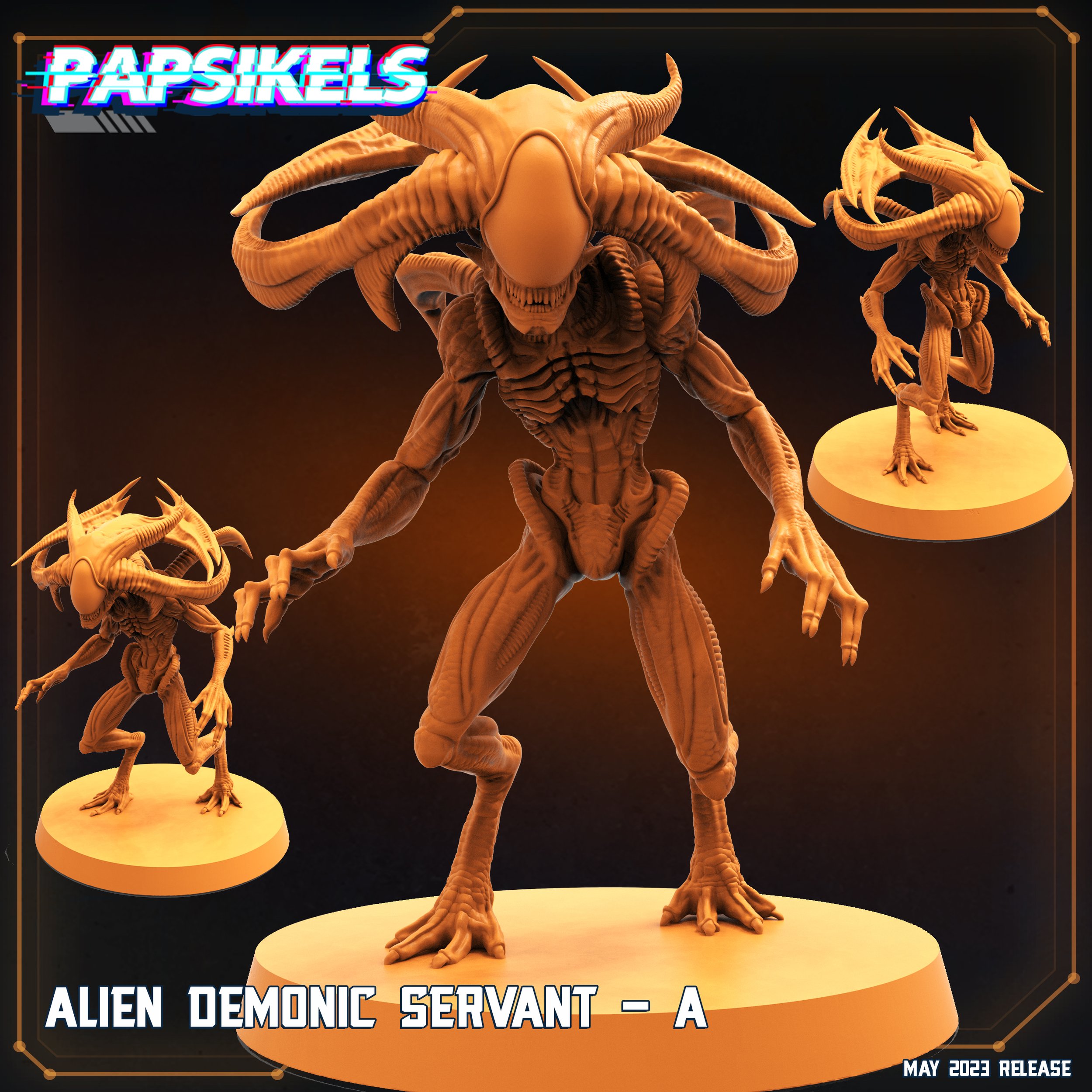 Alien Demonic Servant - 32mm base - Xenos - 32mm scale