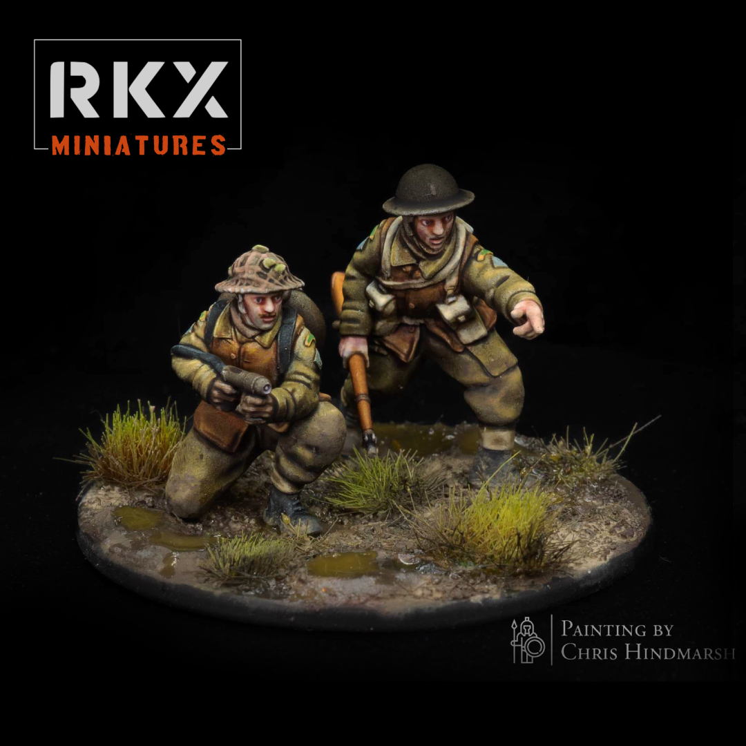 Flamer Team  | Brits + Canada | RKX Miniatures | 28mm BA3