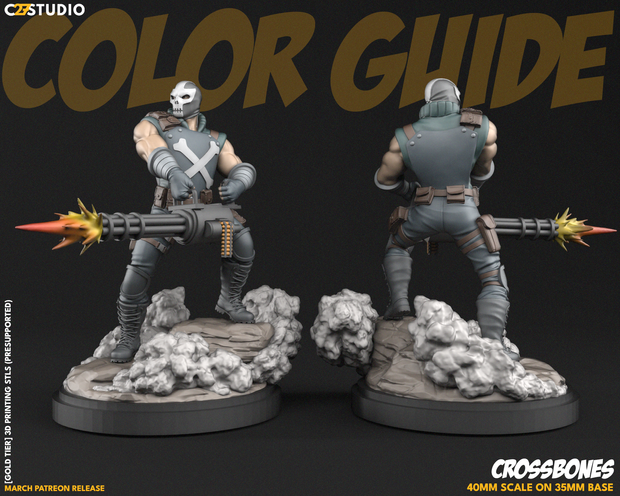 Crossbones - C27 Miniatures - Superhero games - 40mm Scale System