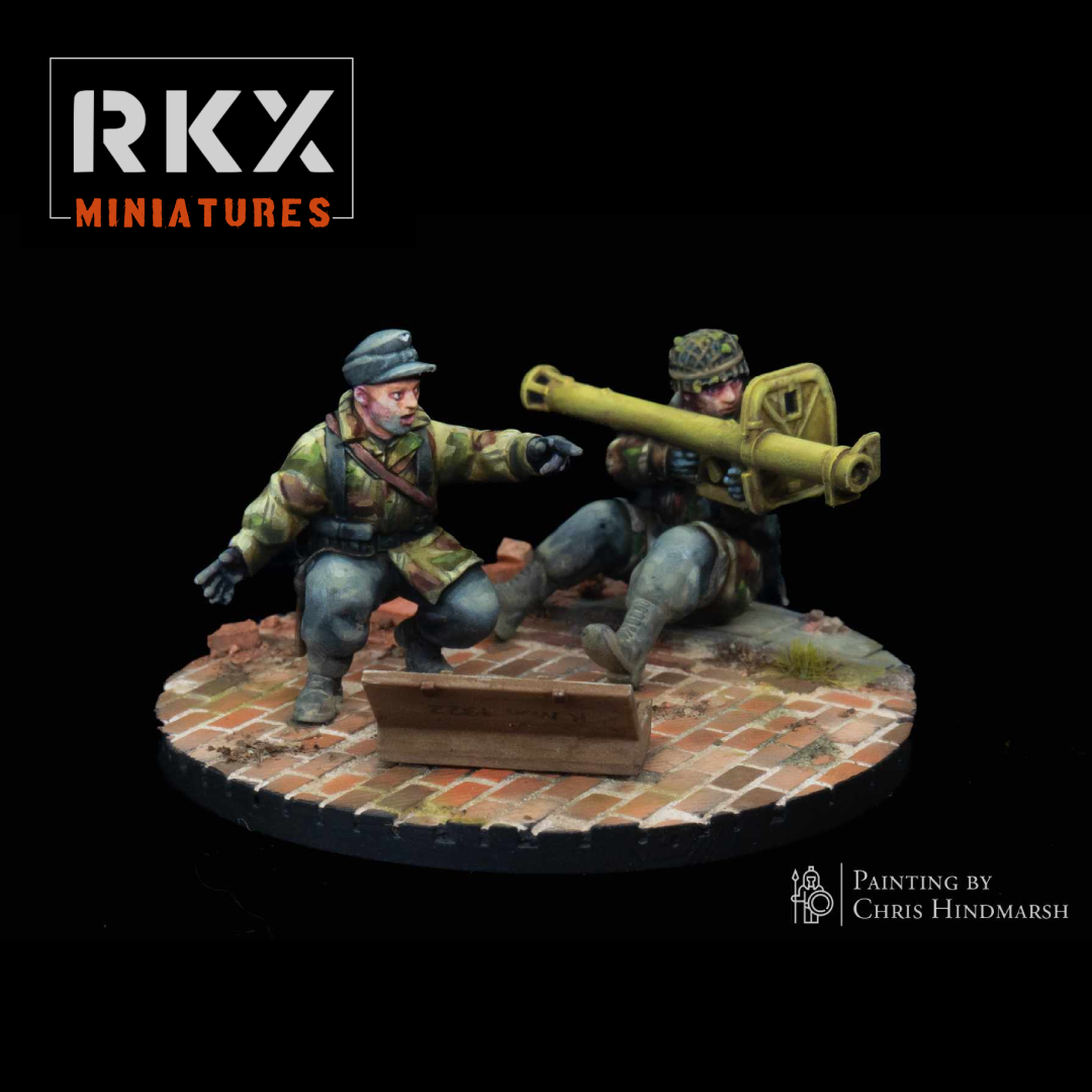 Shreck Weapon Team  | Fallschrimjager | RKX Miniatures | 28MM 1/56