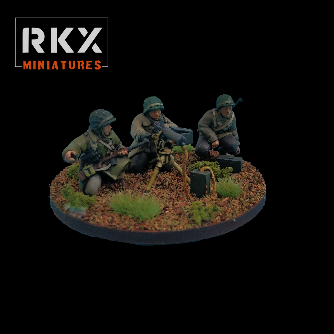 M1917 Machine gun crew | US Army | RKX Miniatures | 28MM 1/56