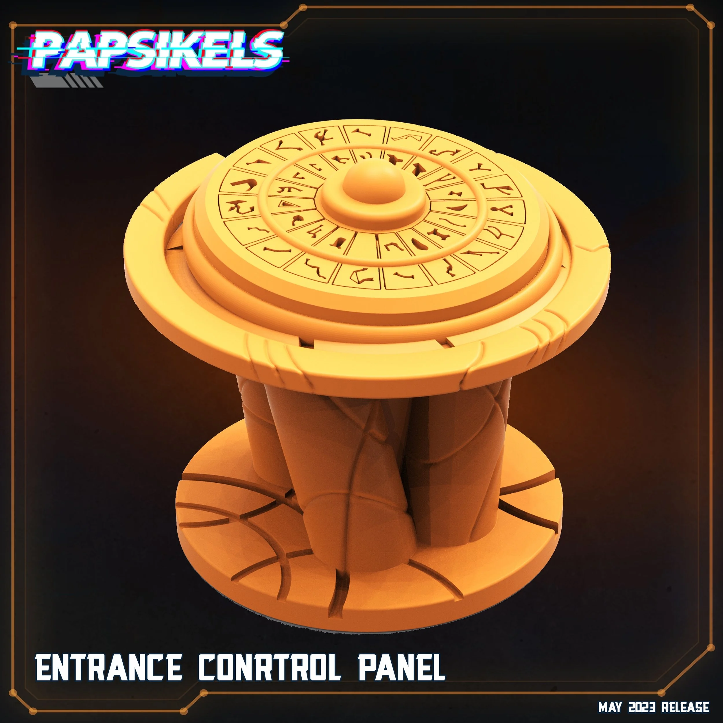 Afamnistan Entrance control Panel - Terrain - Papsikels - 32mm Scale