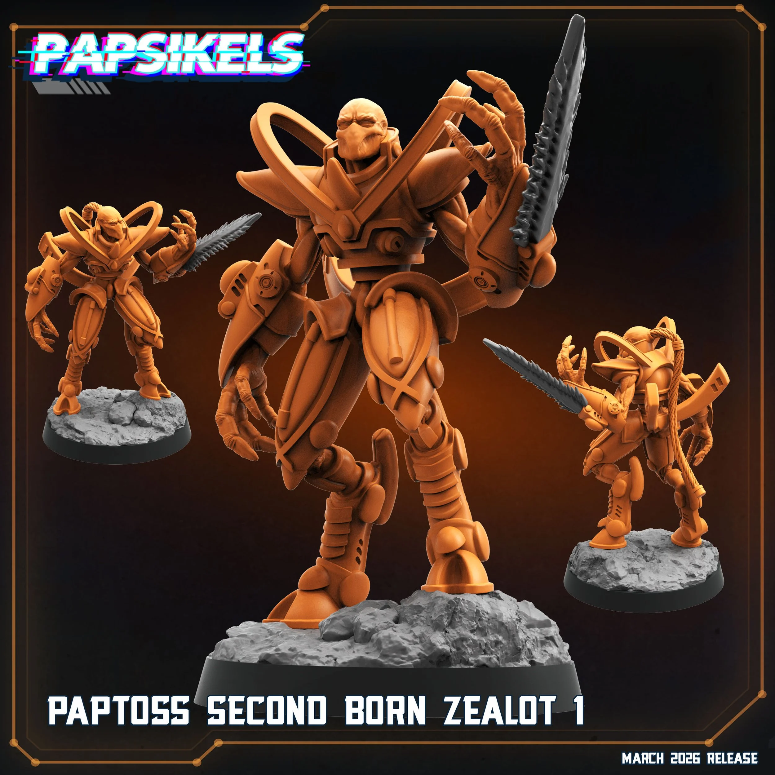 Paptoss Second Born Zealots - OPR - 32mm scale