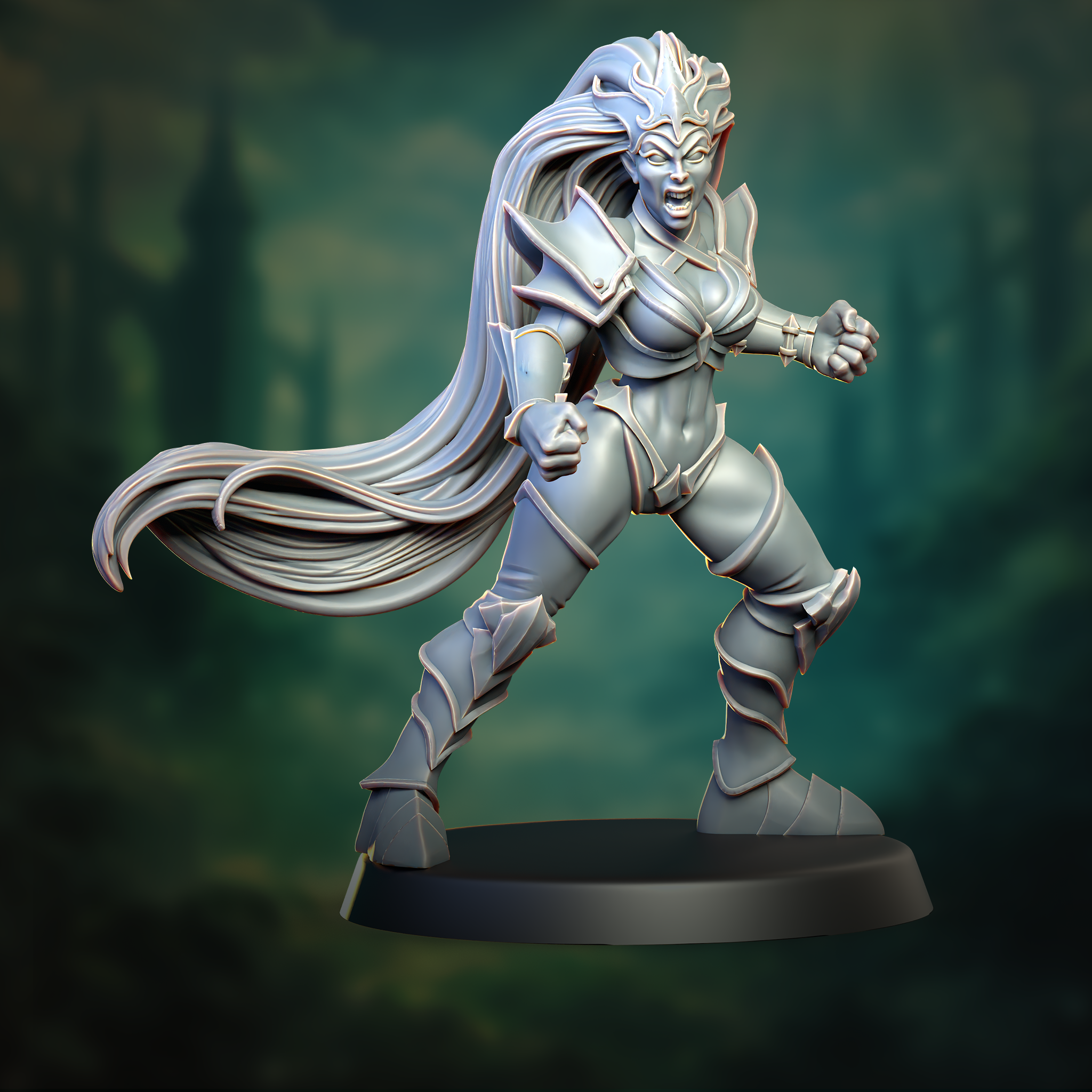 Dark Witch Super Player | Fantasy Footy | Punga Miniatures | 2025 scale