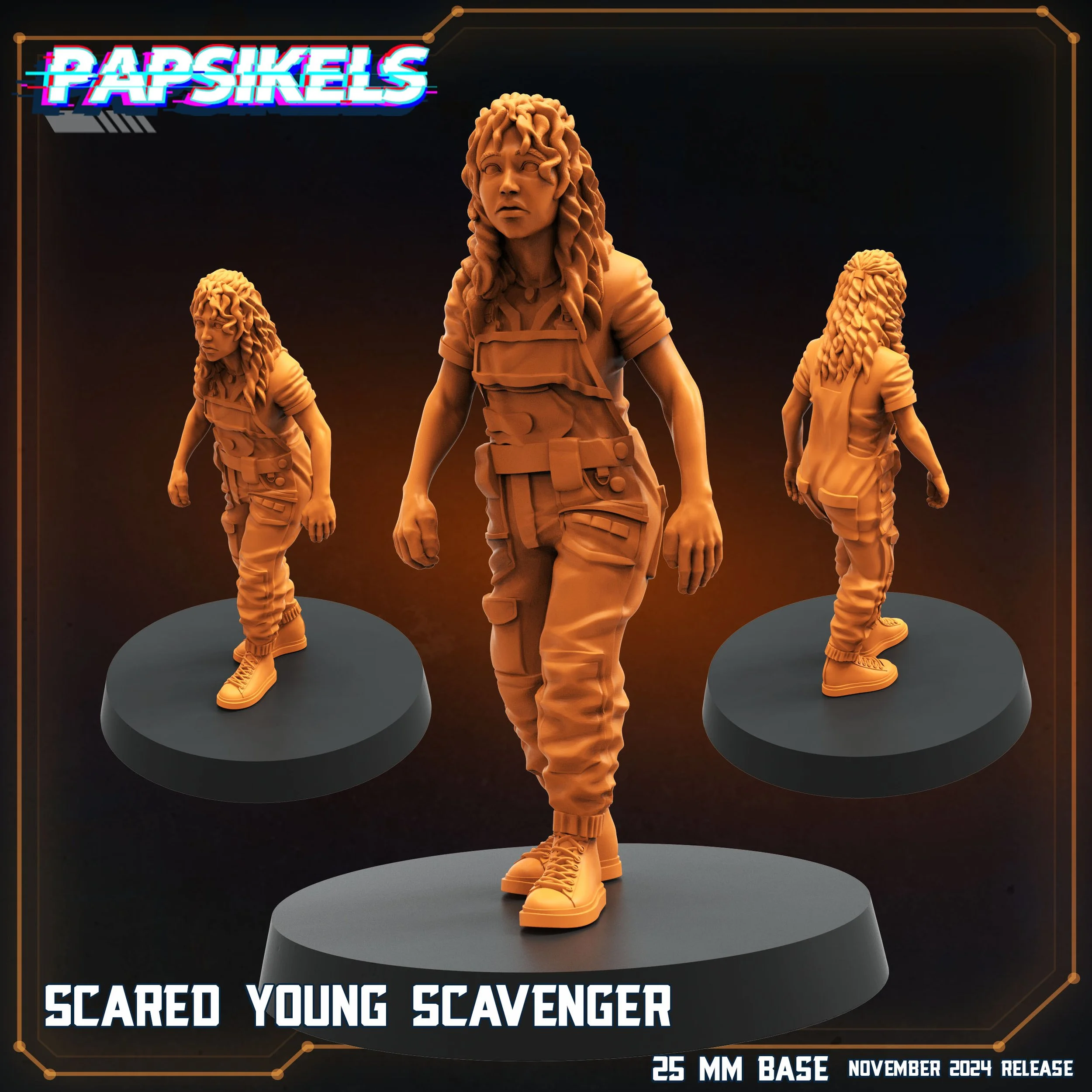 Scared Young Scavenger - Colony Marines - 32mm scale