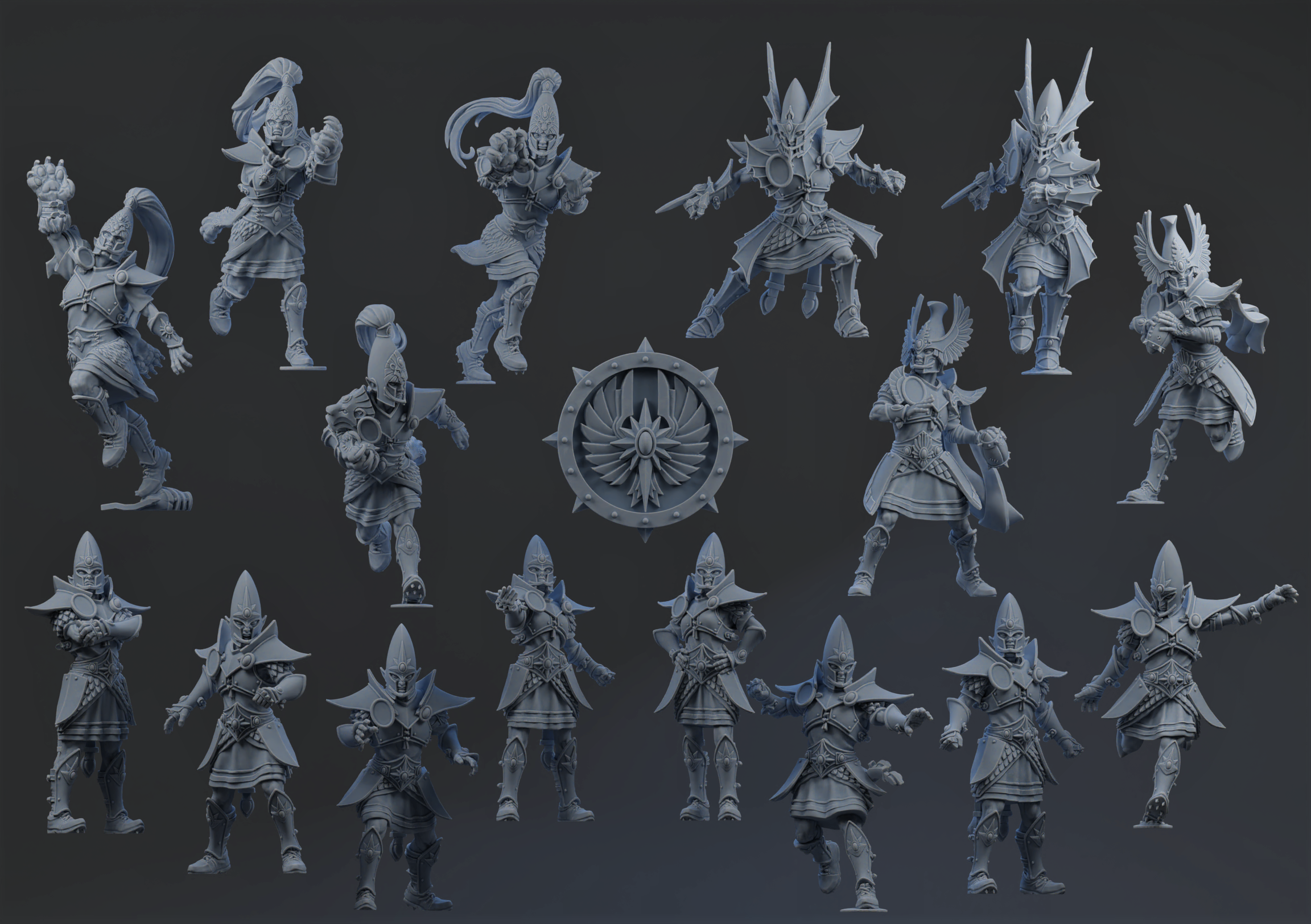 Royalist Elven FULL Team | Fantasy Footy | Brutefun | 2025 scale