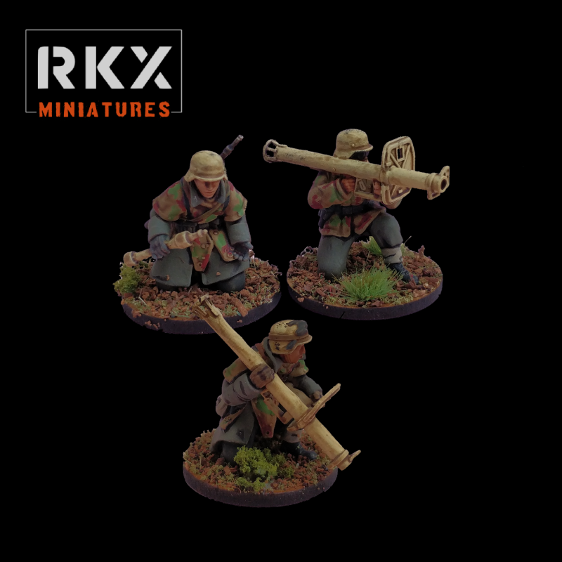 Panzerschreck Weapon Team  | German Army | RKX Miniatures | 28mm BA3