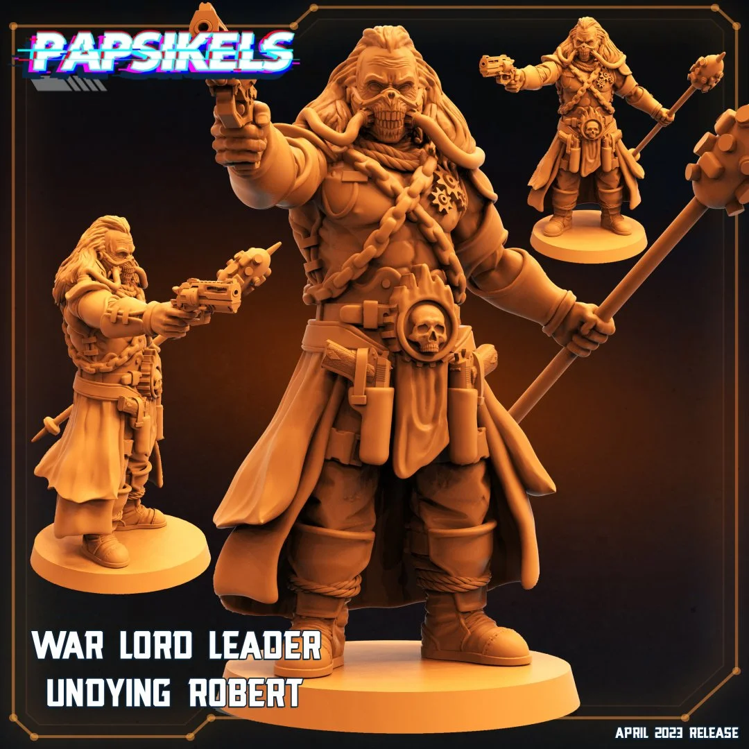 Wlord Leader Undying Robert - Post Apoc - 28mm scale