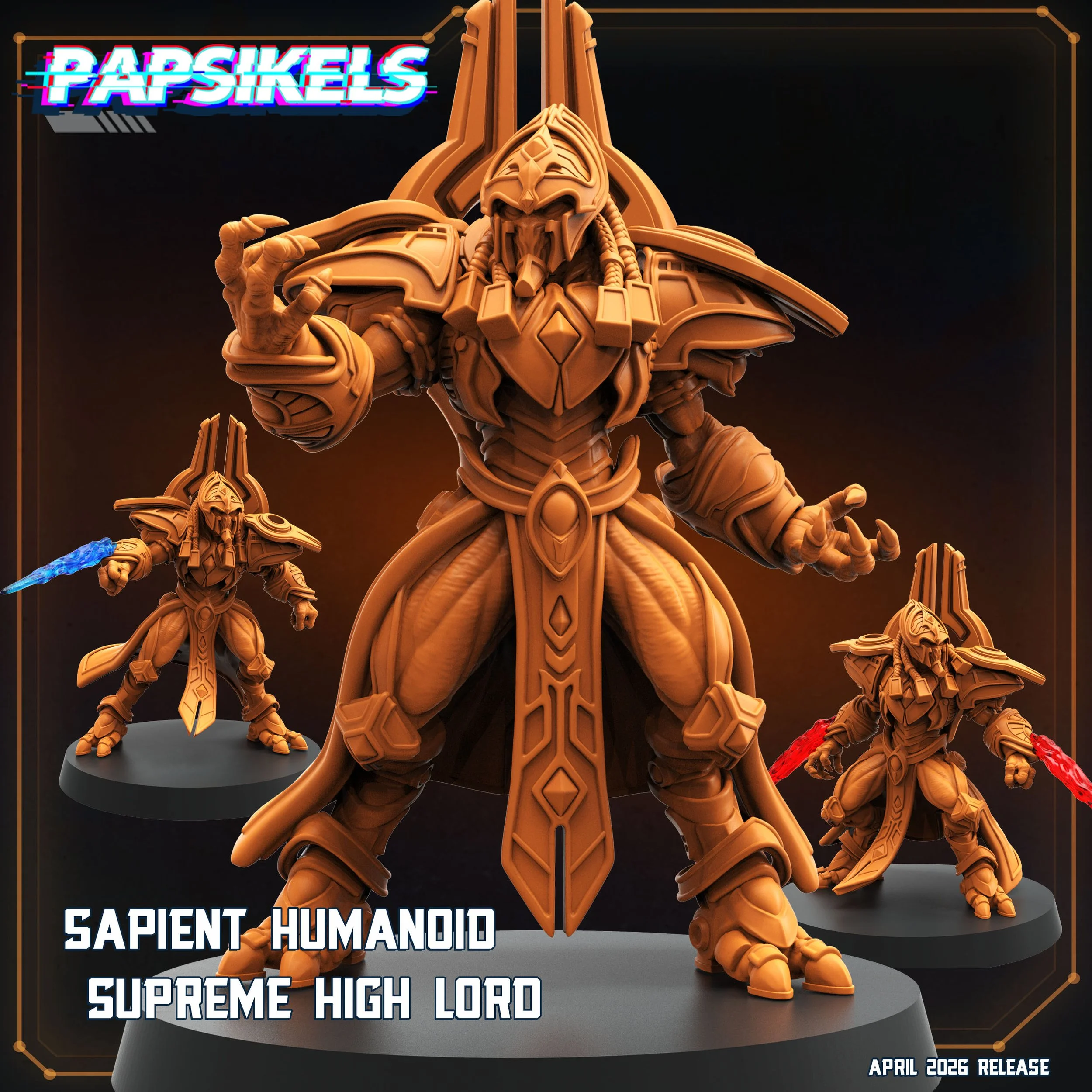 Sapient Humanoid Supreme High Lord - Papsikels - 32mm Scale