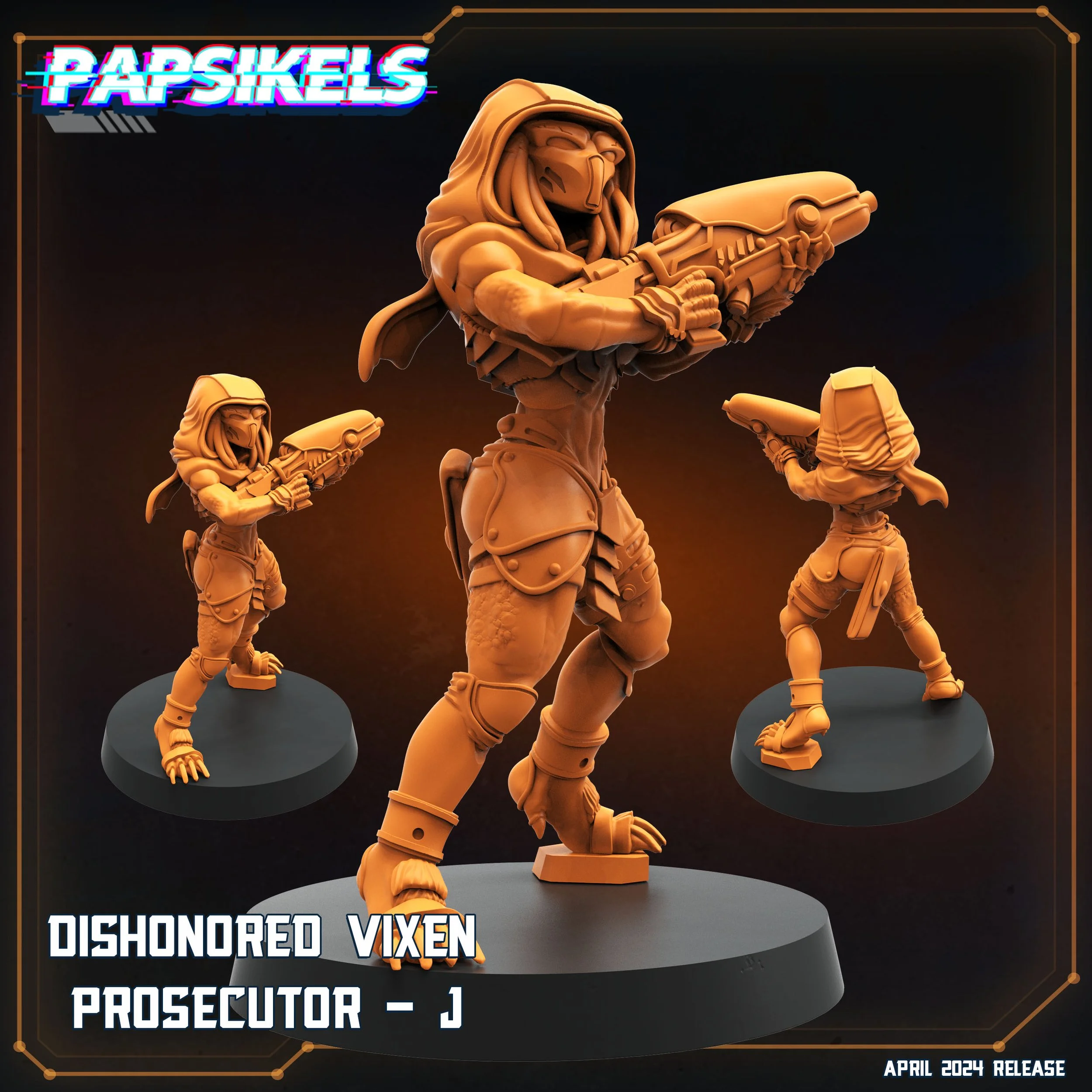 Dishonoured Vixen Prosecutor J  - 32mm scale