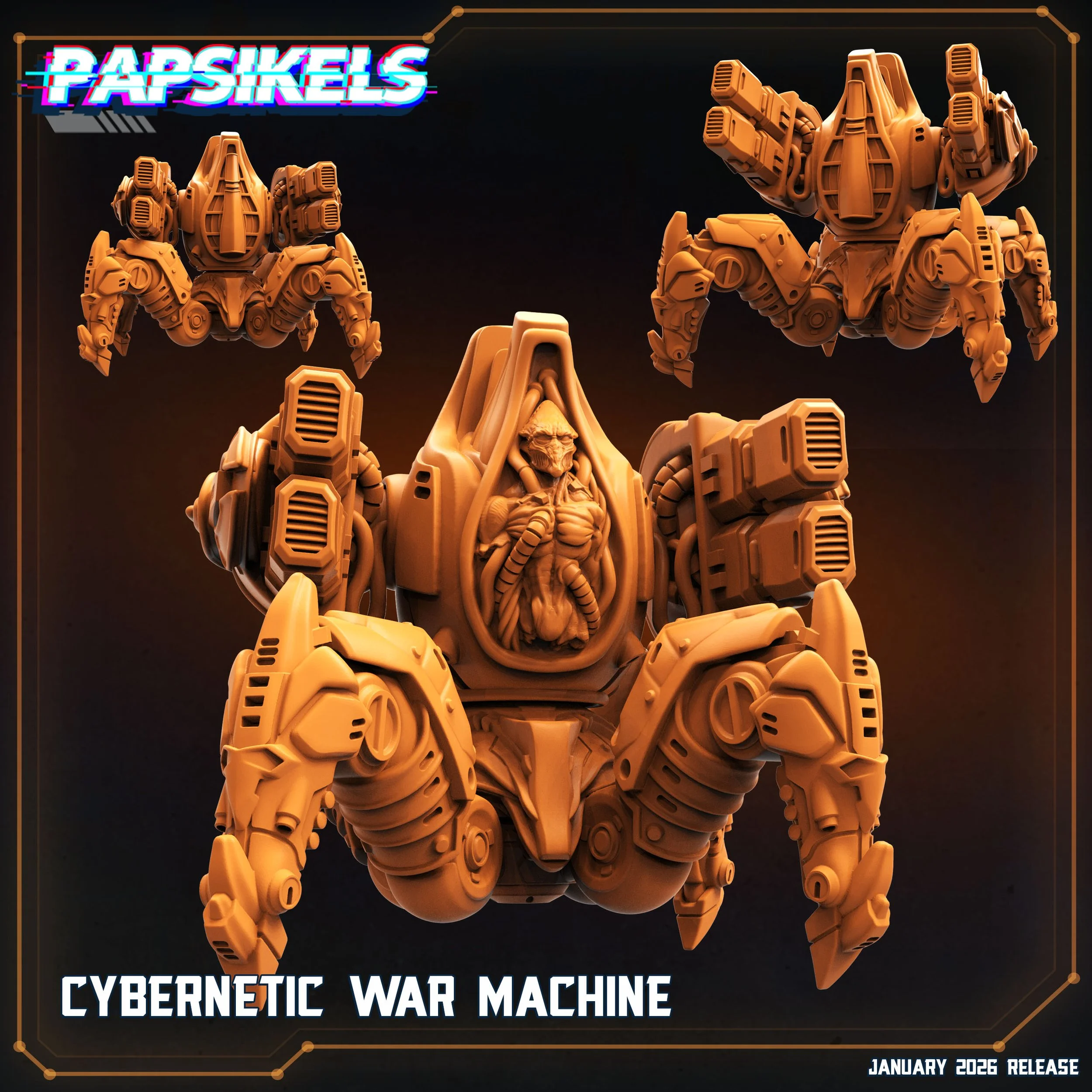 Cybernetic War Machine - Papsikels - 32mm Scale