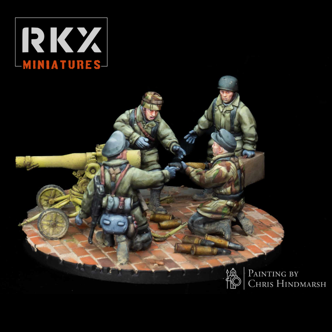 LG40 Weapon Team  | Fallschrimjager | RKX Miniatures | 28MM 1/56
