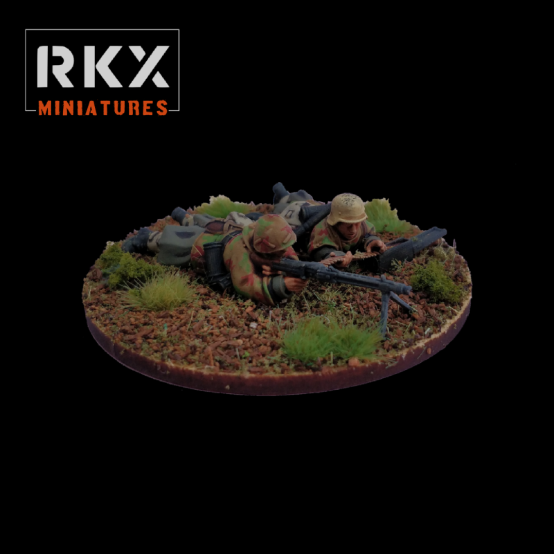 MG42 Weapon Team  | German Army | RKX Miniatures | 28mm BA3