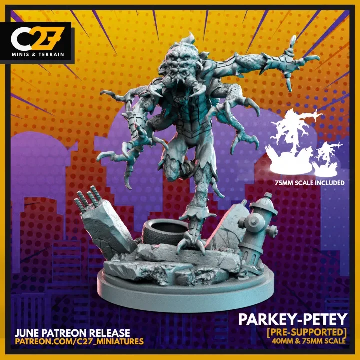 Parkey Petey - C27 Miniatures - Superhero games - 40mm Scale System
