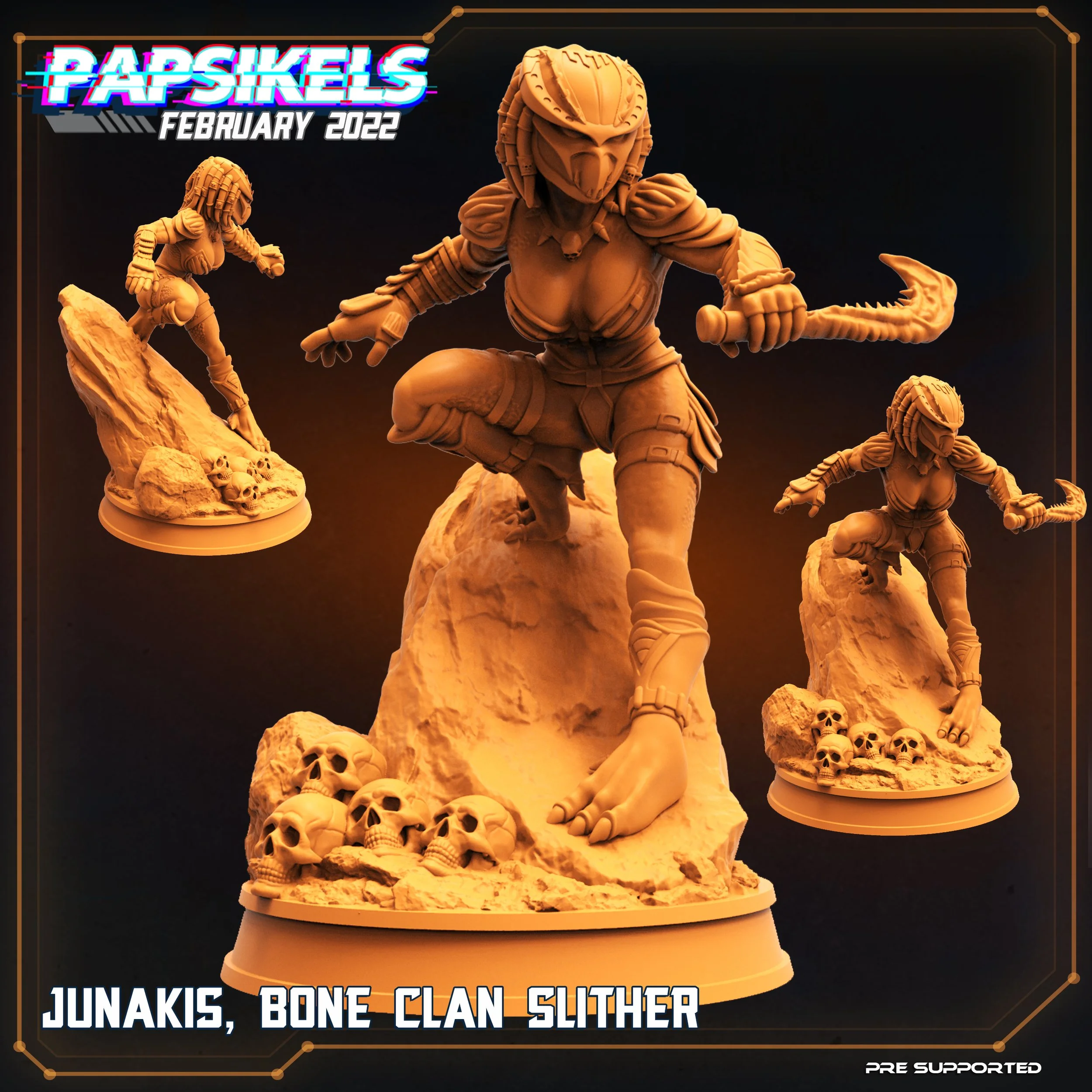 Junakis Bone Clan Slither  - 32mm scale