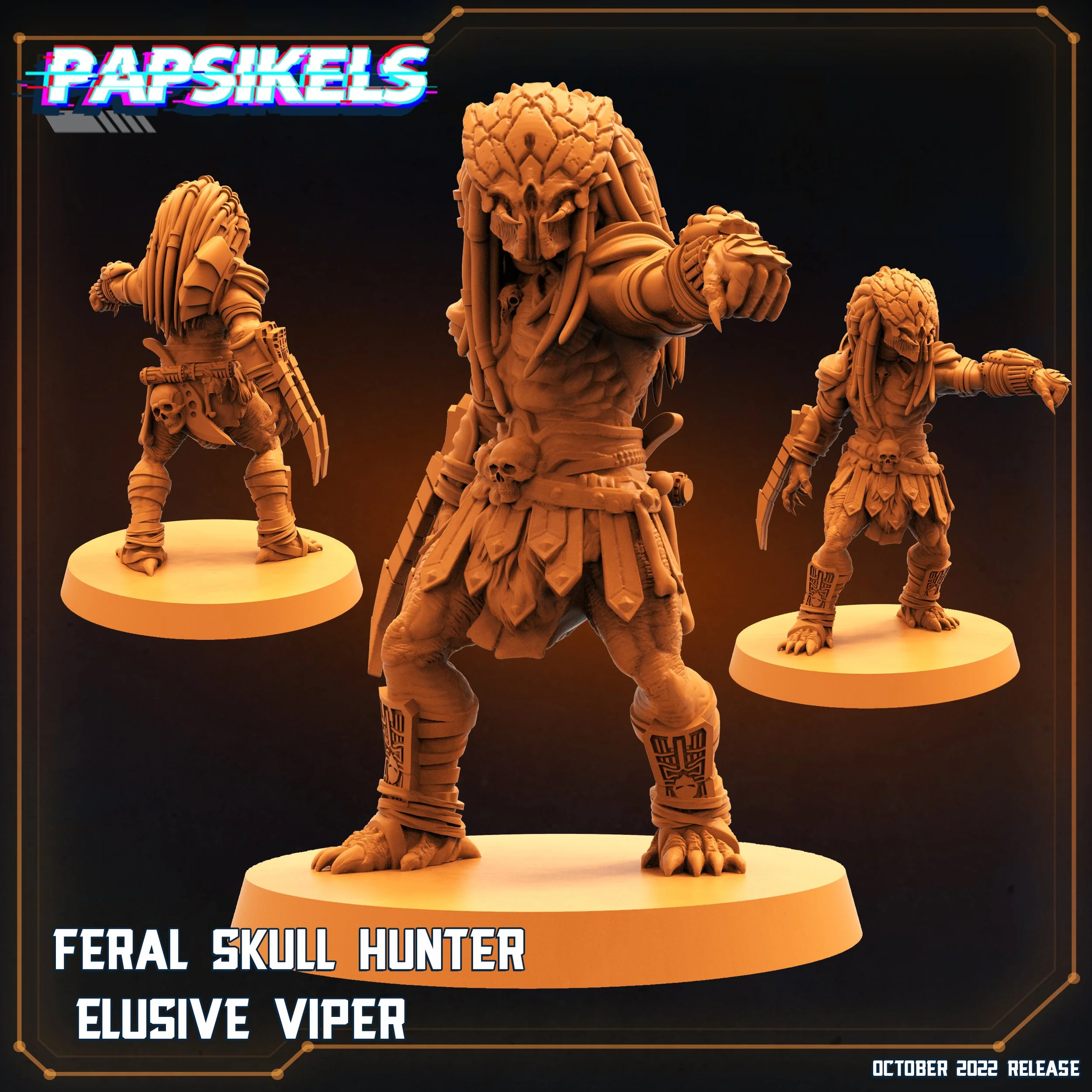Feral Elusive Viper  - 32mm scale