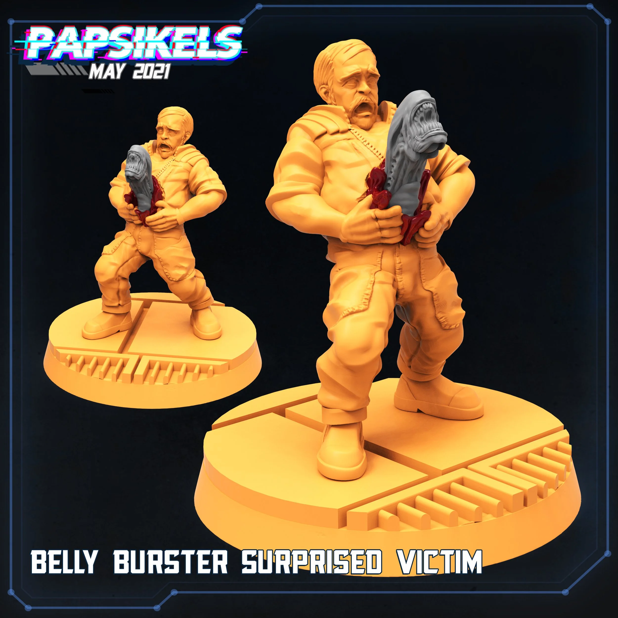 Belly Burster Surprise - Colony Marines - 32mm scale