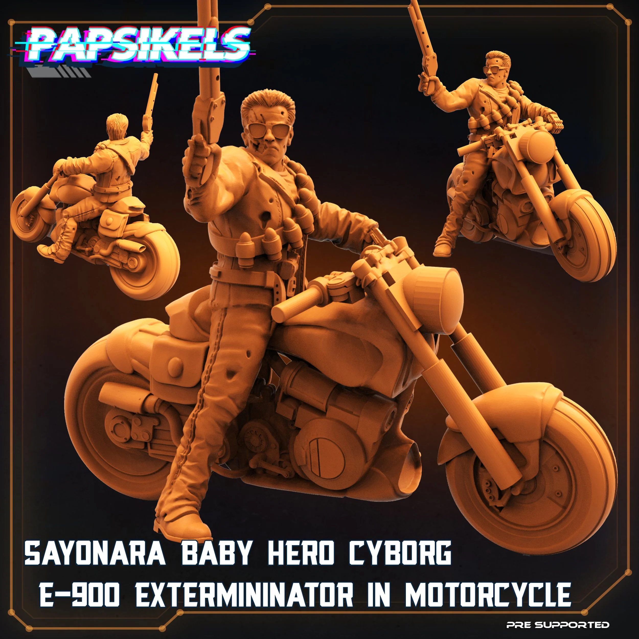 Sayanora Baby E900 Bike - Exterminators - 32mm Scale