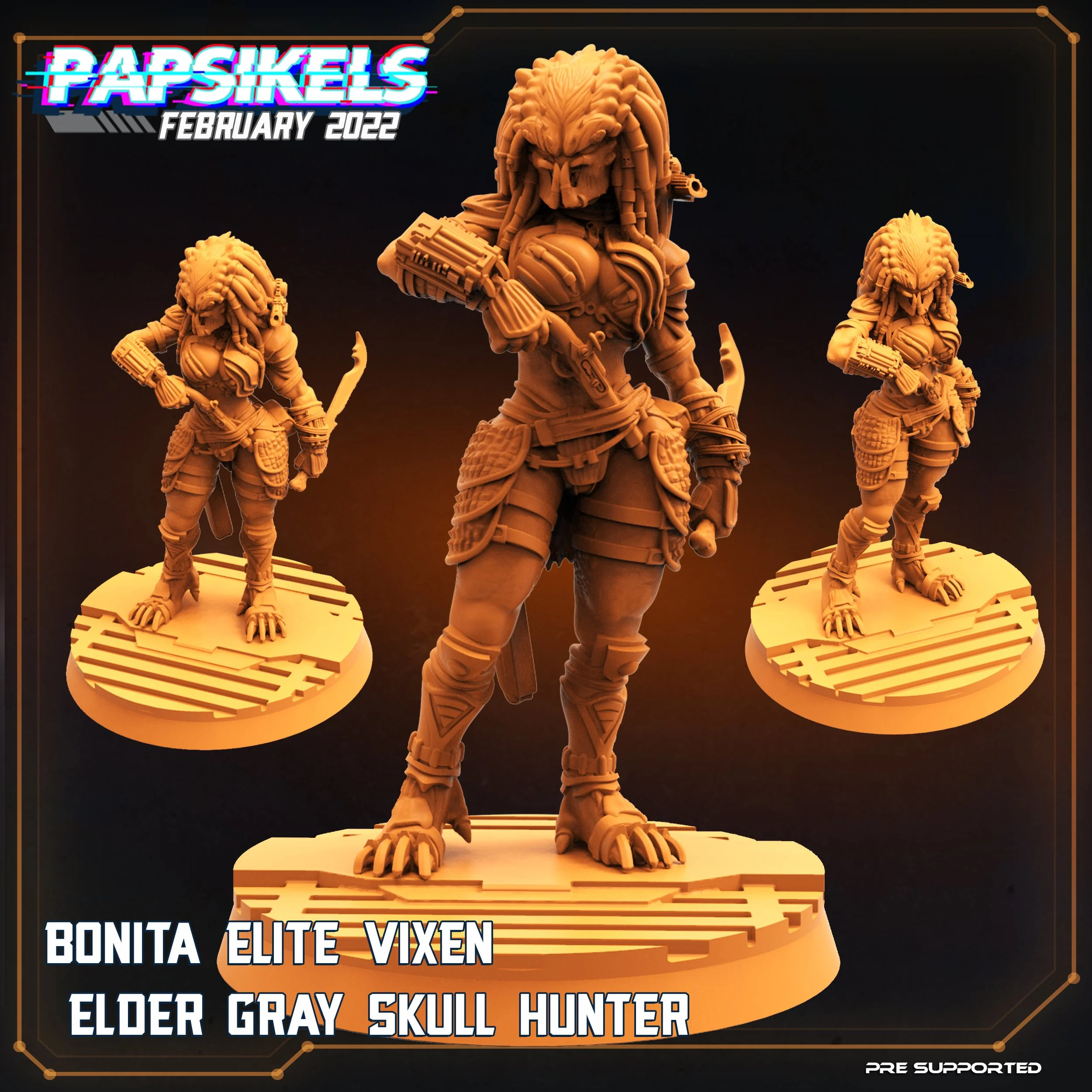Bonita Elite Vixen Elder Gray Back  - 32mm scale
