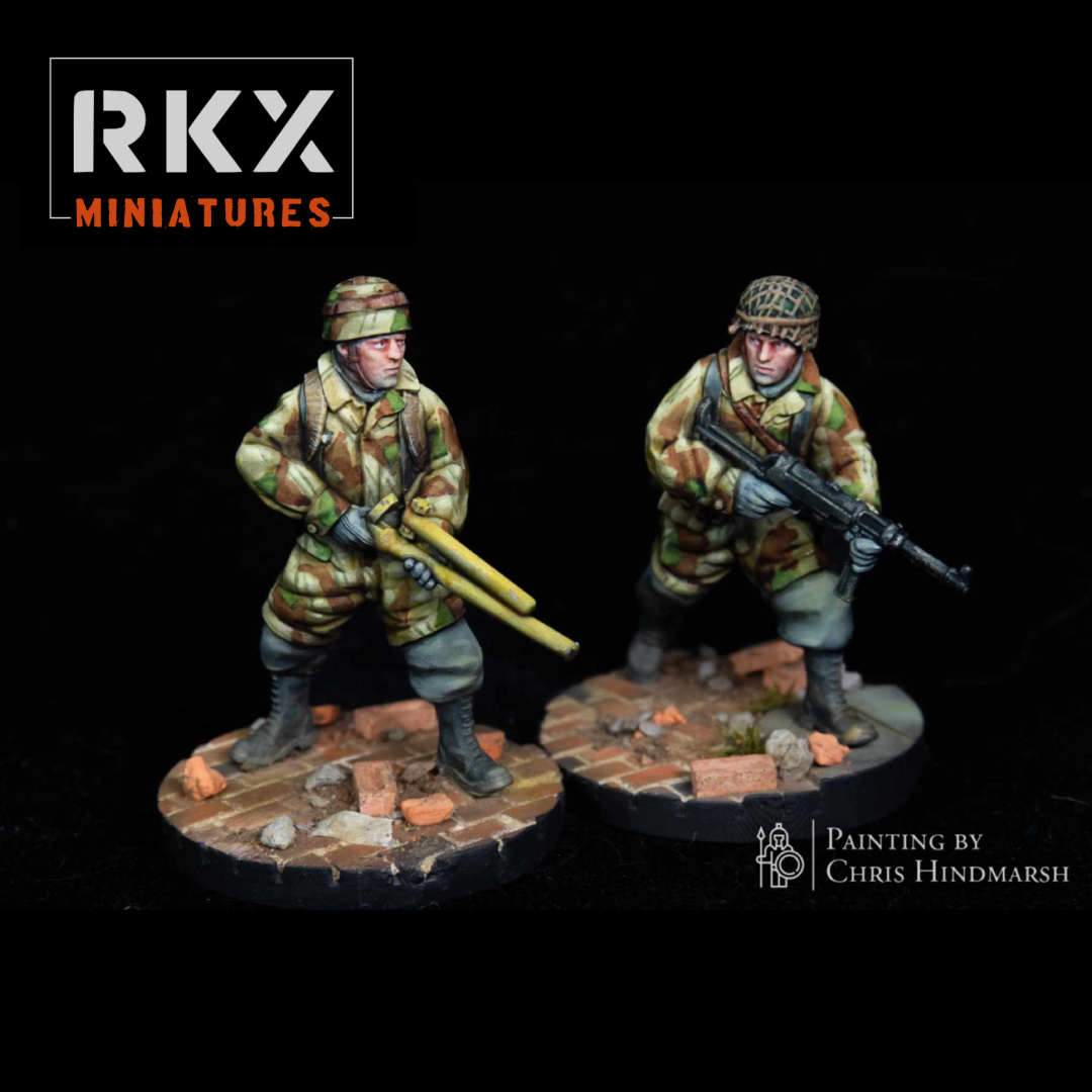 Flamethrower Unit | Fallschrimjager | RKX Miniatures | 28MM 1/56 BA3